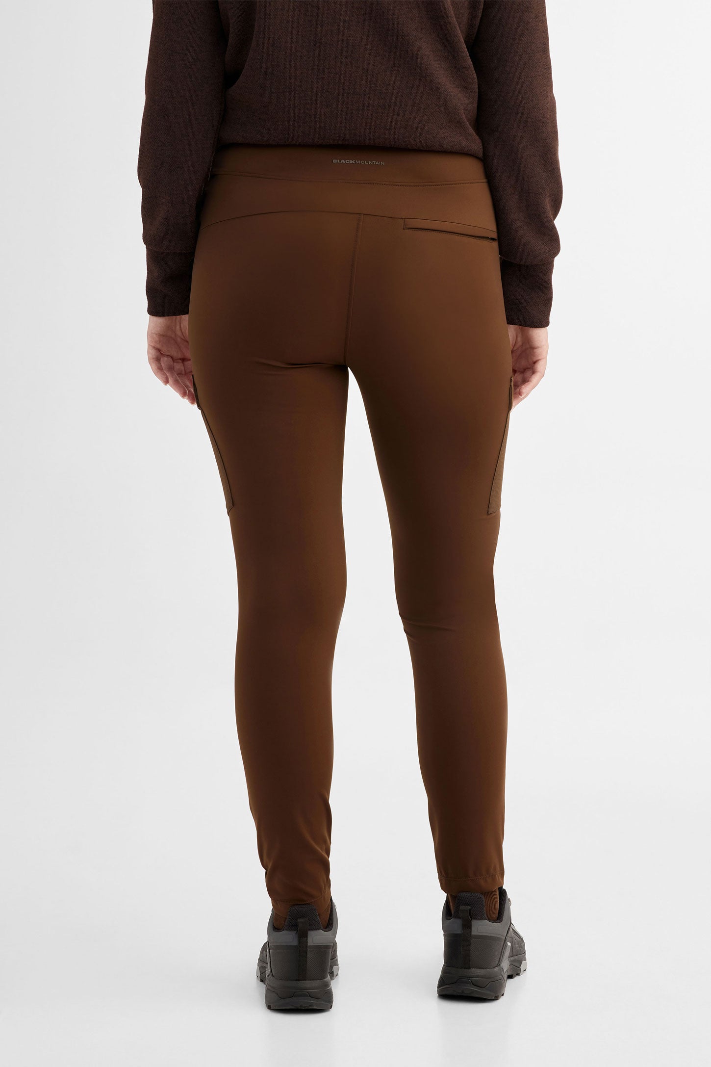 Pantalon cargo extensible 4 sens ajusté BM - Femme && BRUN