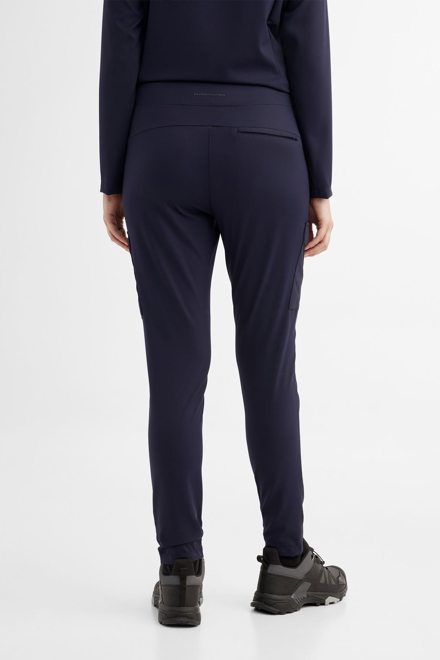 Pantalon cargo extensible 4 sens ajusté BM - Femme && MARIN