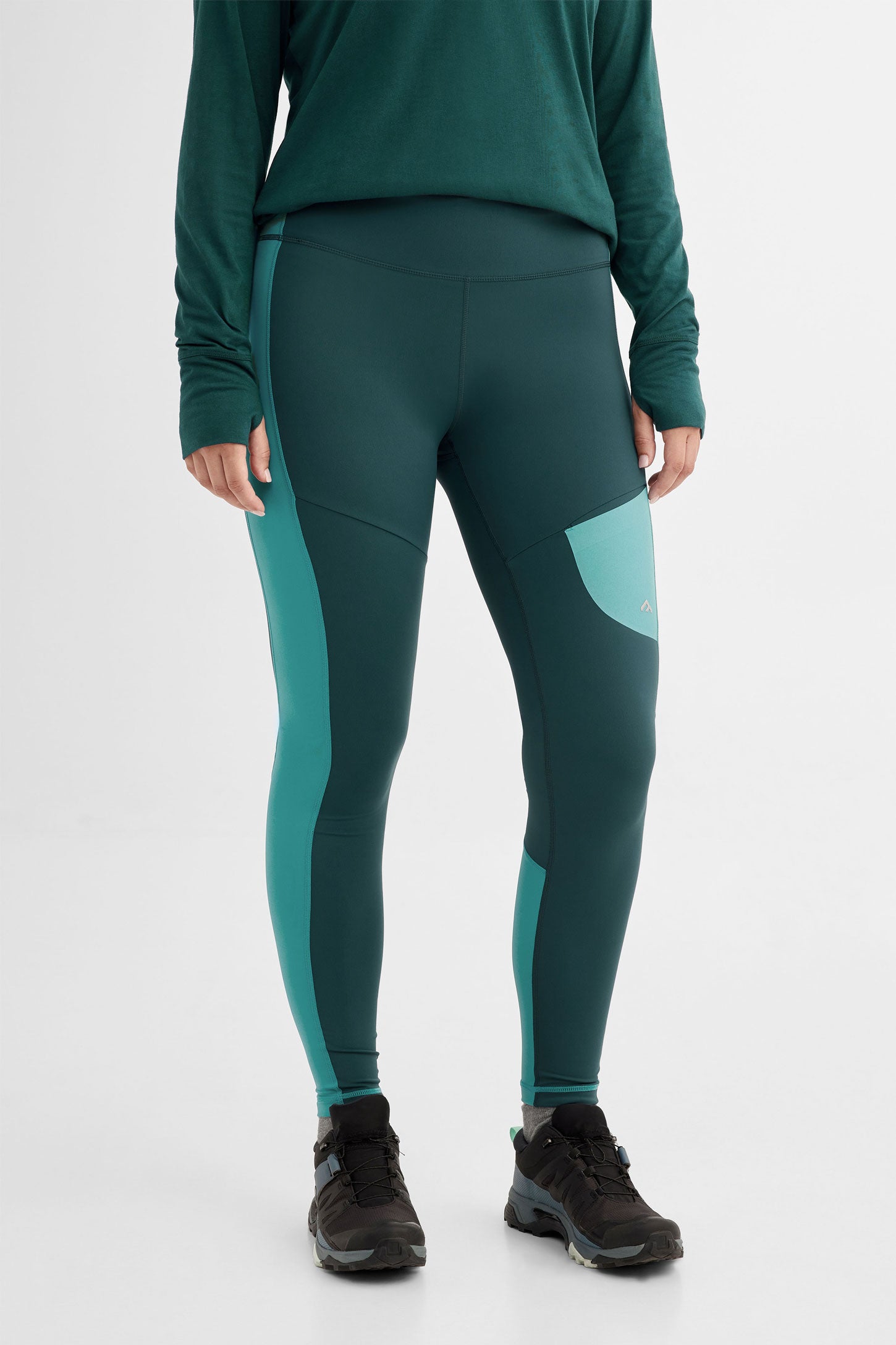 Legging compression BM - Femme
 && TURQUOISE