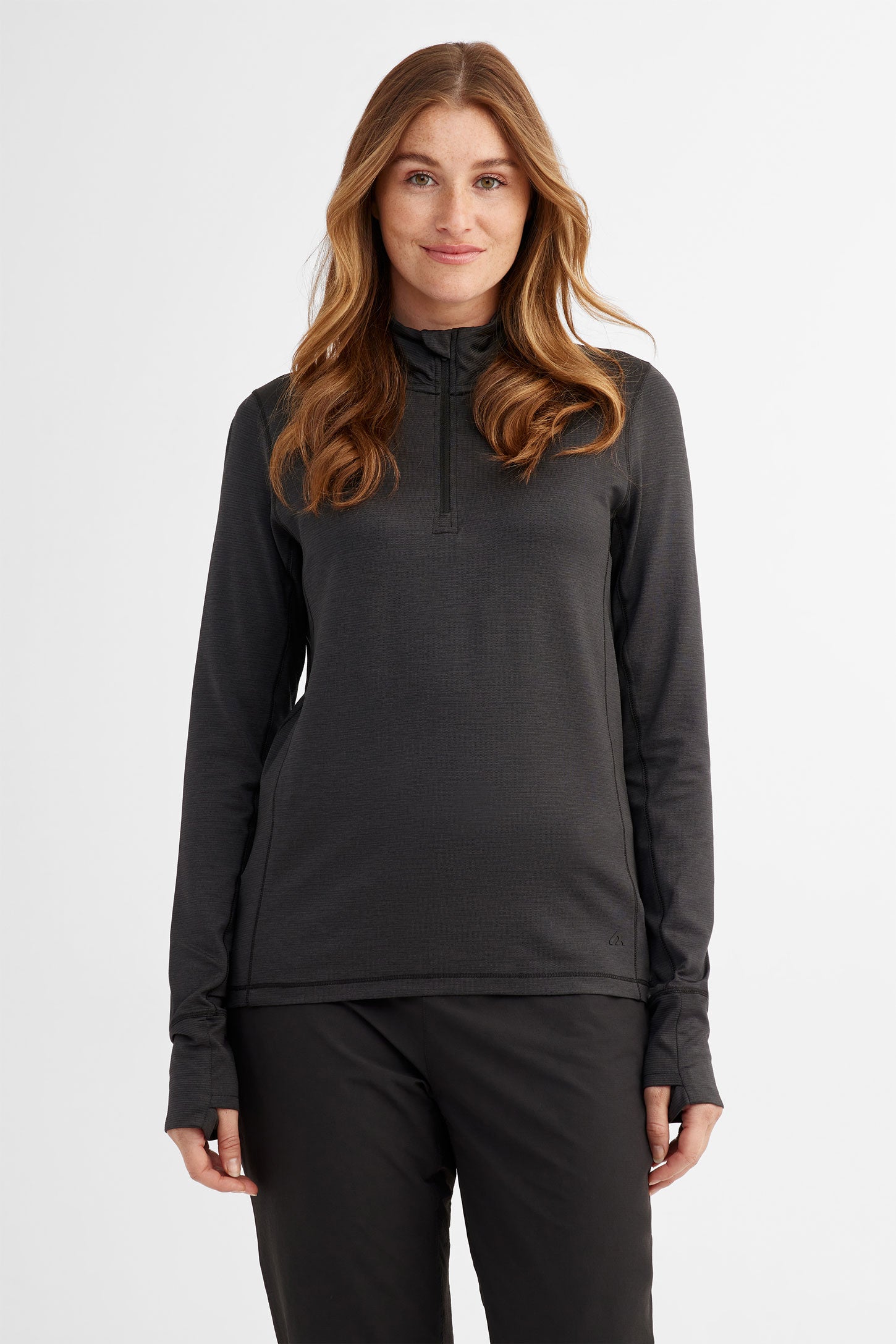 BM half zip high neck sweater Women Aubainerie