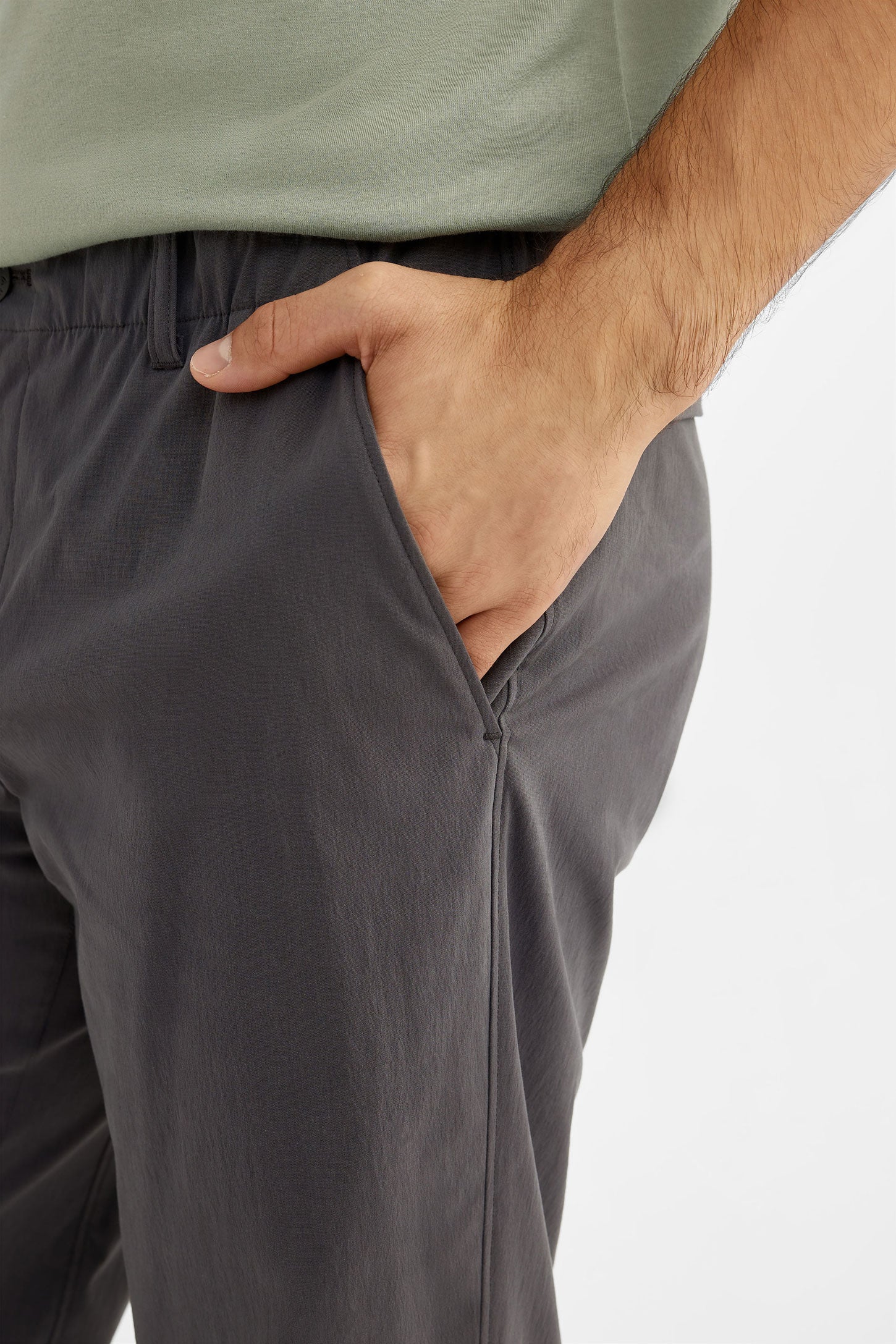 Pantalon extensible résistant à l'eau BM - Homme && GRIS