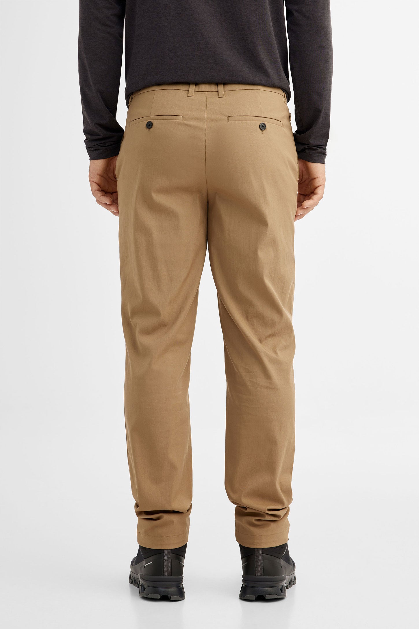 Pantalon Chino coupe fuselée en twill BM - Homme && BRONZÉ