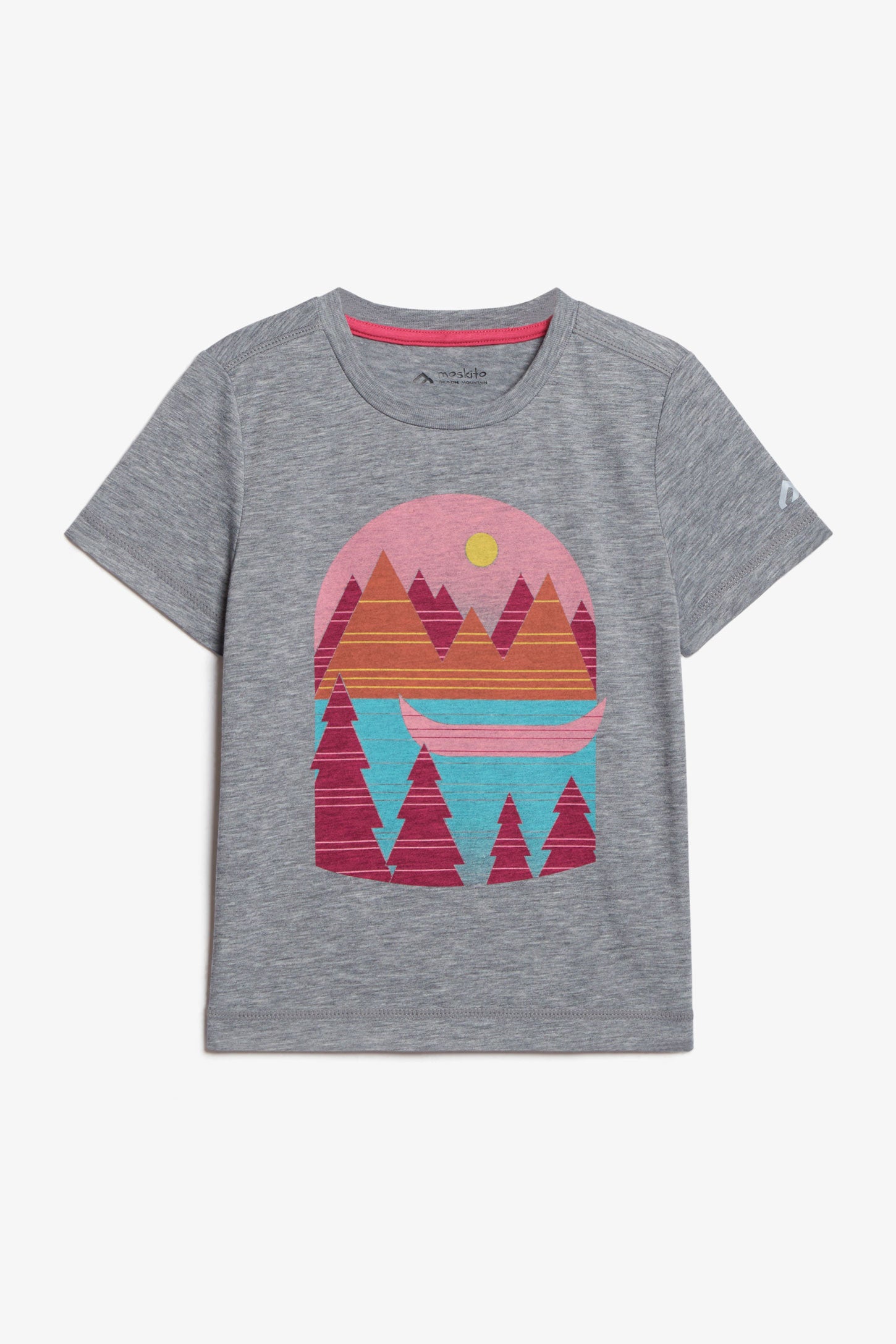 T-shirt imprimé BM - Enfant fille && GRIS
