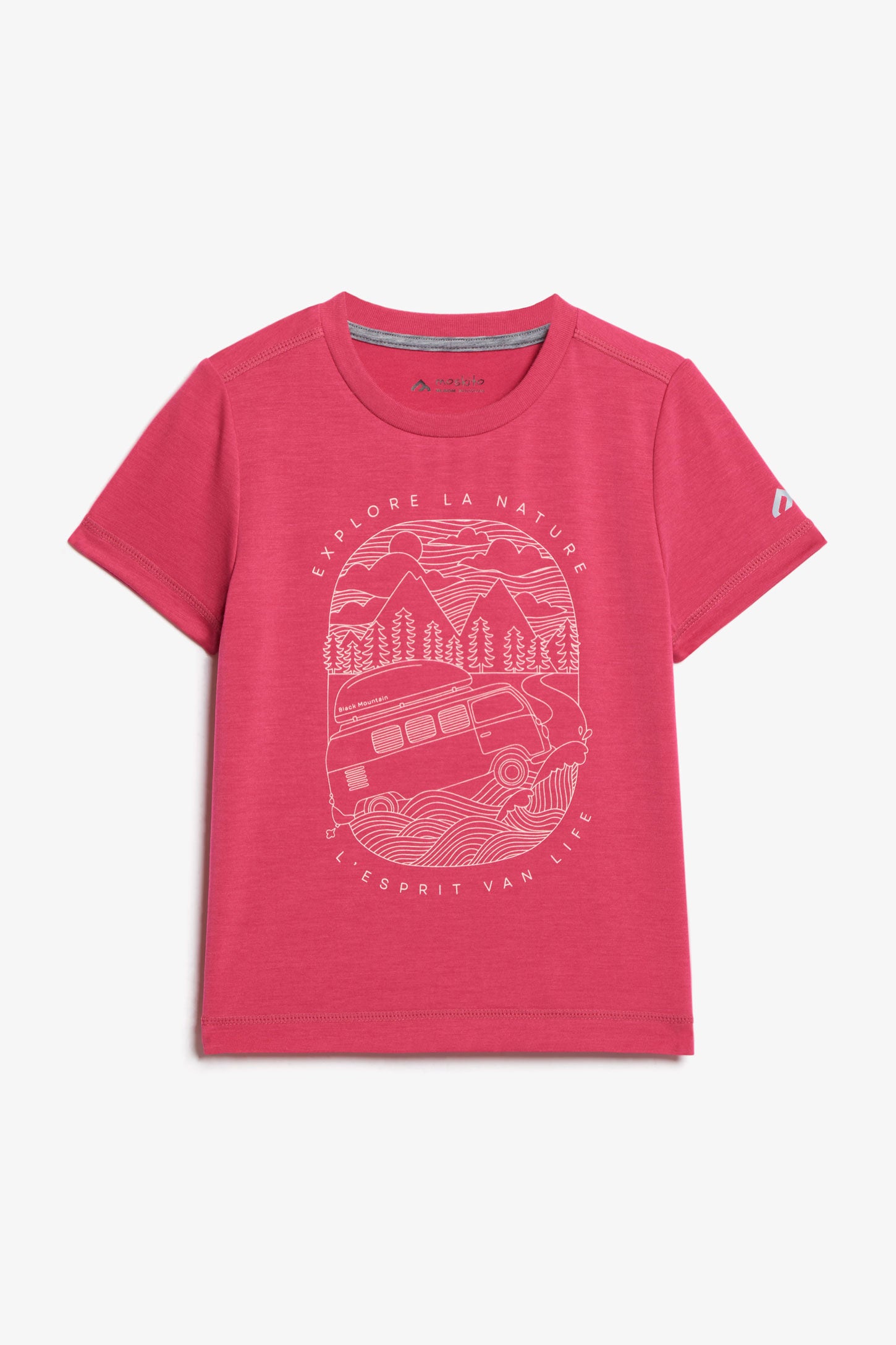 T-shirt imprimé BM - Enfant fille && ROSE FONCE