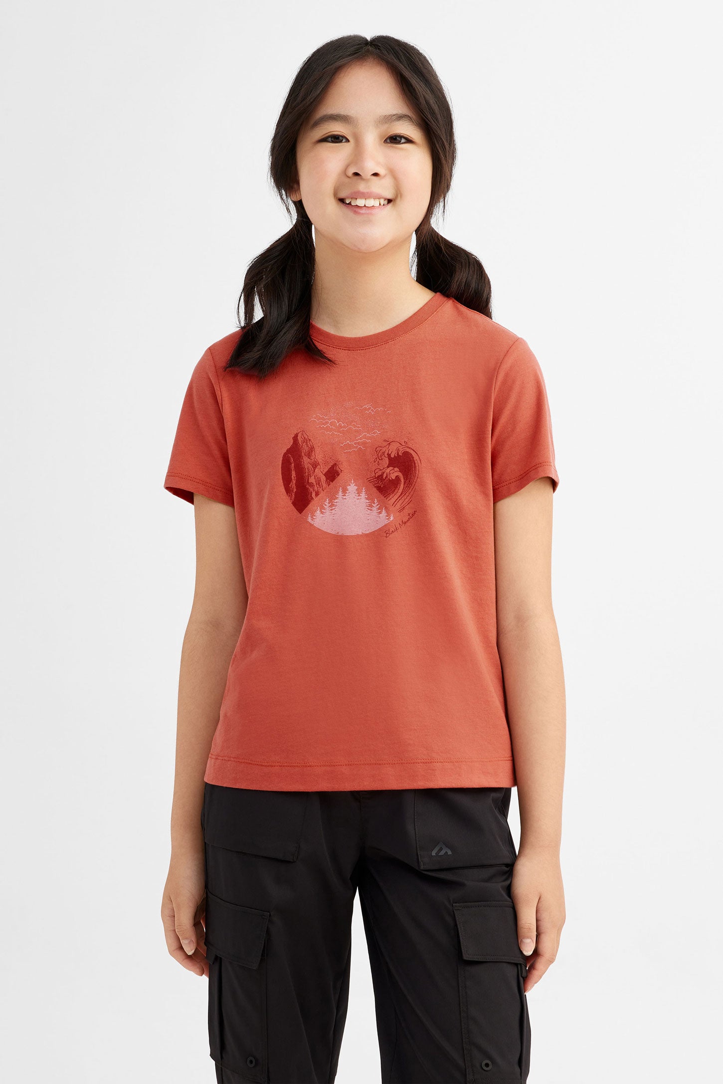 Duos futés, T-shirt coton bio, 2/40$ - Ado fille && ROUGE