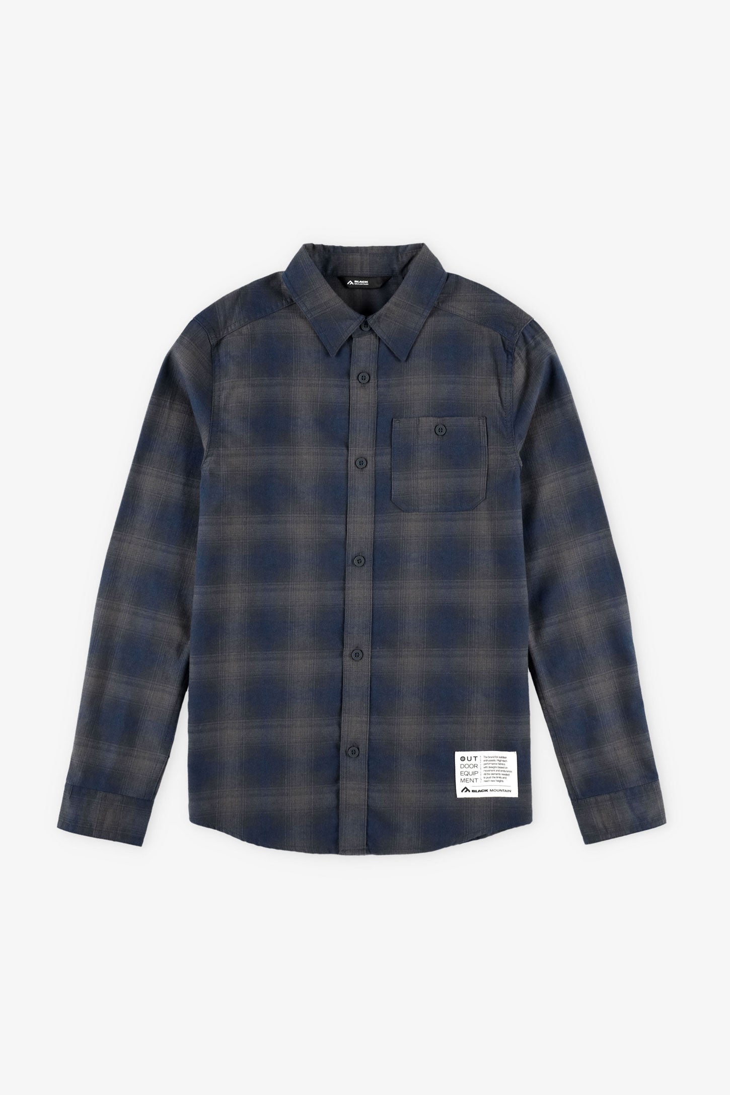 Chemise à carreaux en flanelle - Ado garçon && BLEU