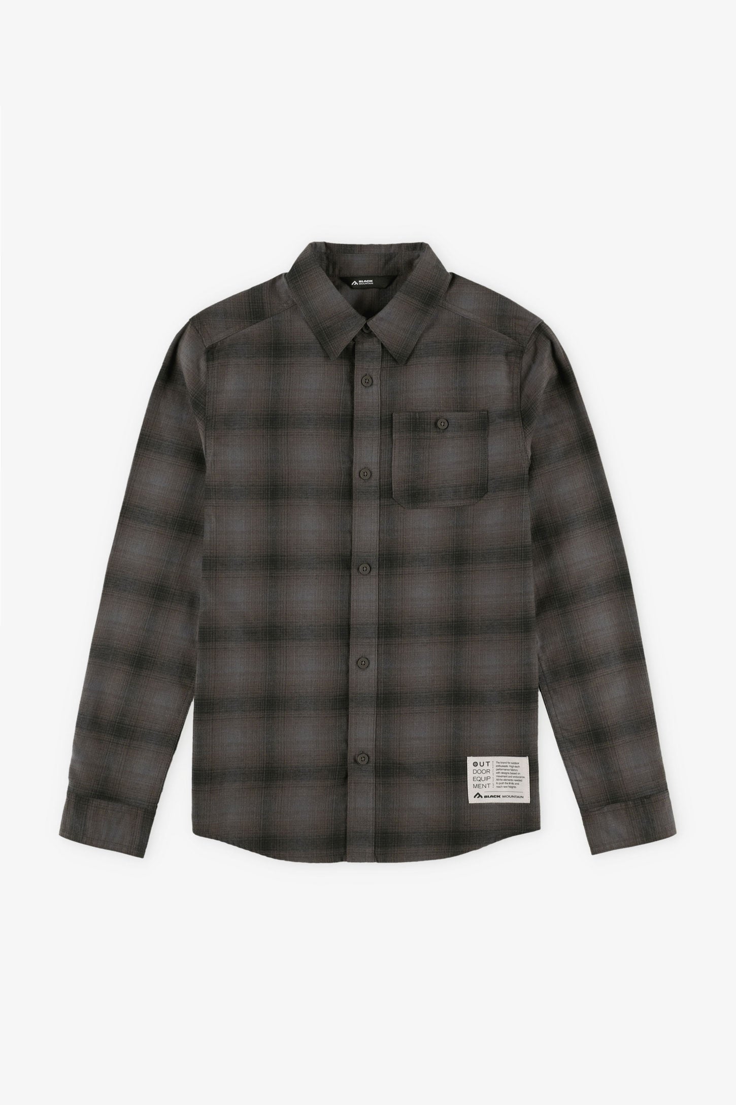 Chemise à carreaux en flanelle - Ado garçon && OLIVE