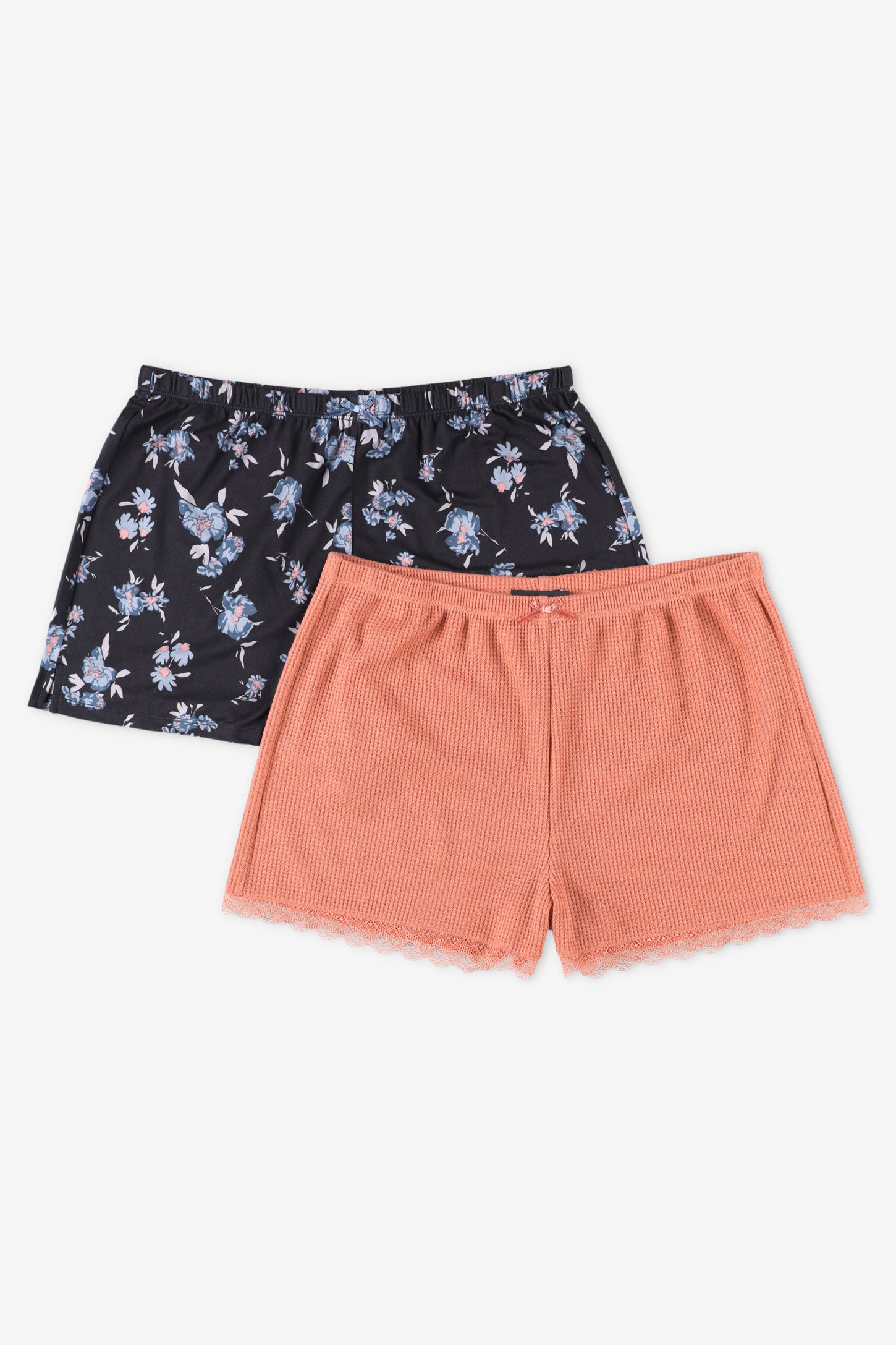 Lot de 2 shorts pyjama - Femme && ROSE