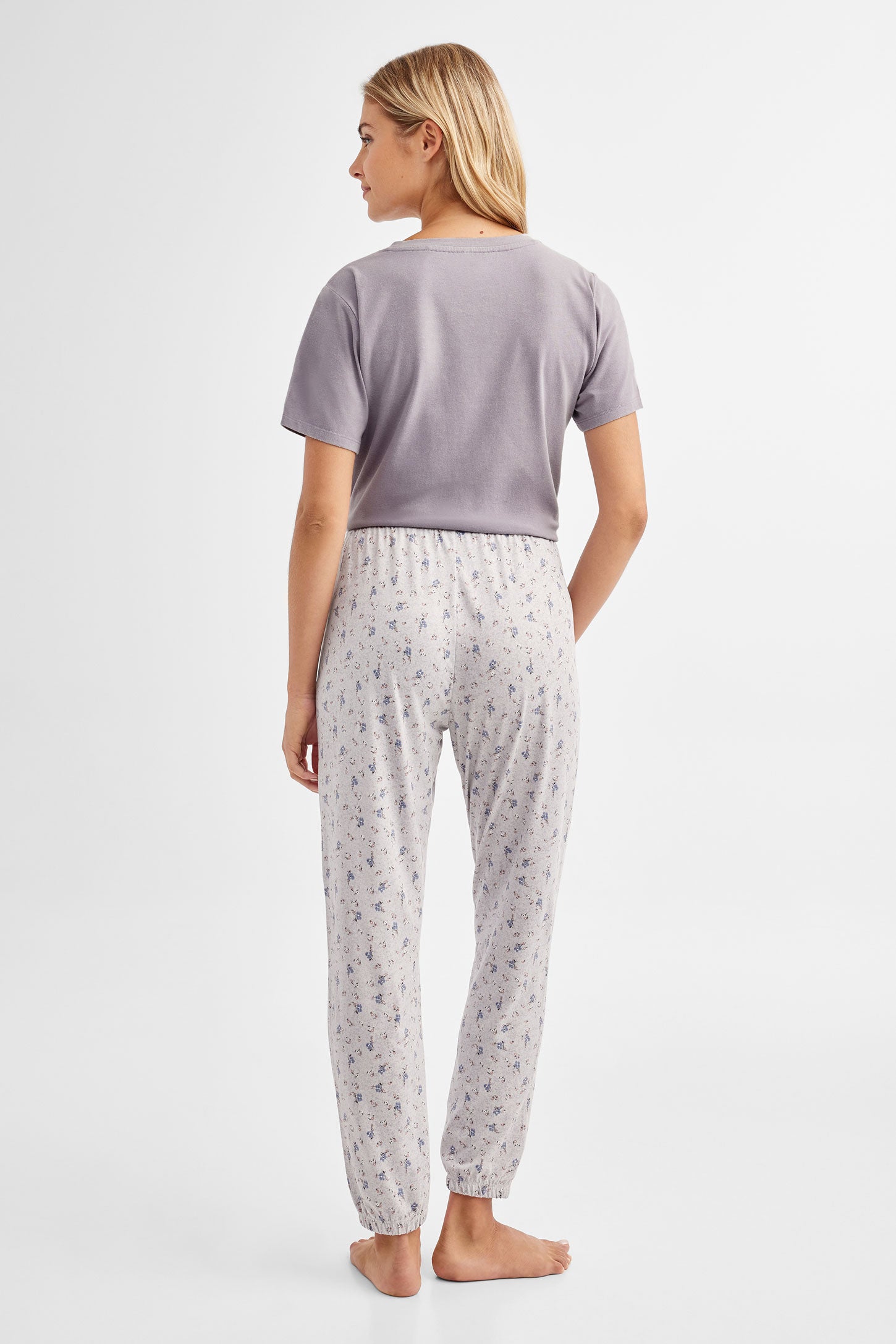 Pantalon pyjama en Moss - Femme && GRIS MULTI