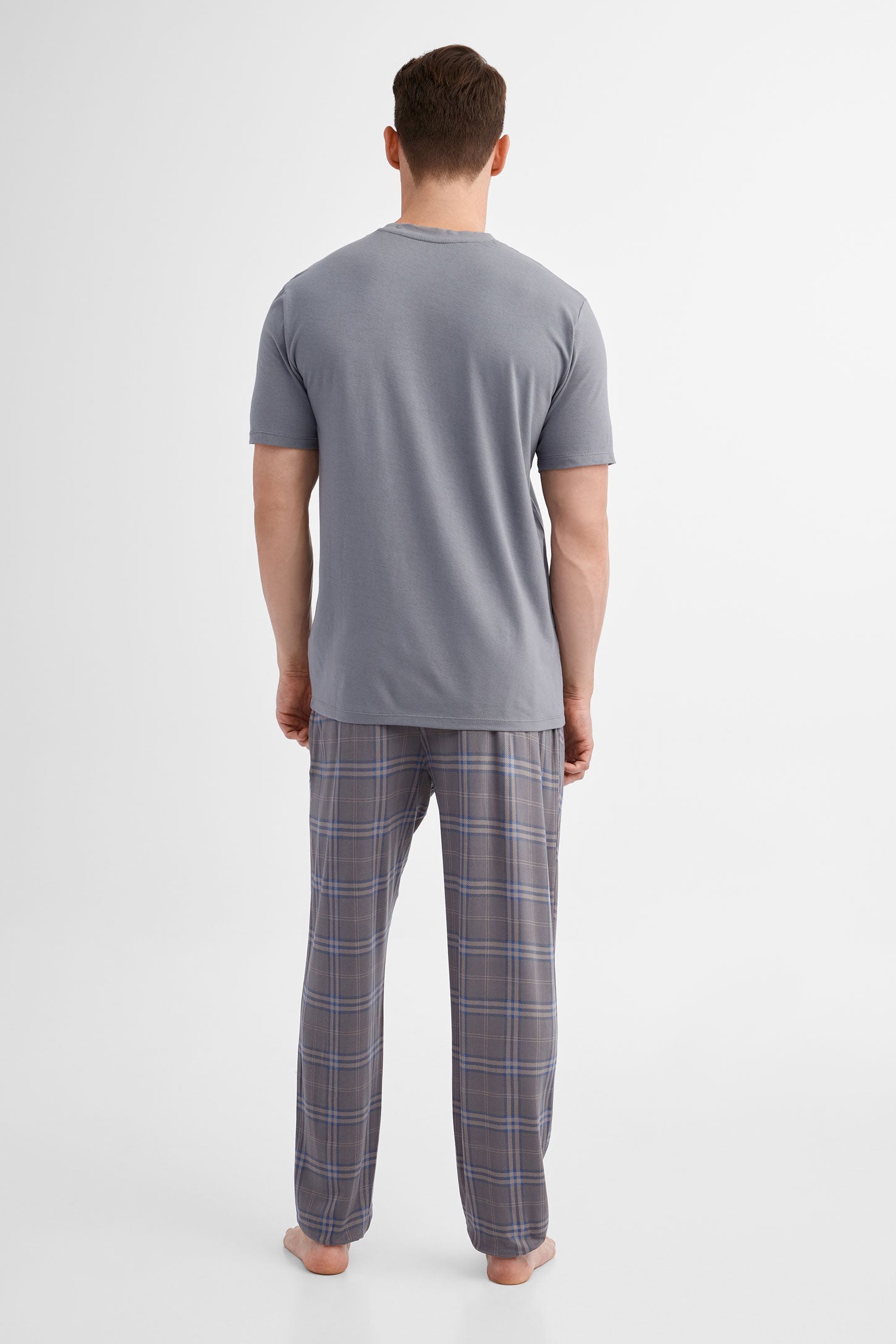 Duos futés, T-shirt pyjama en Modal, 2/40$ - Homme && CHARBON