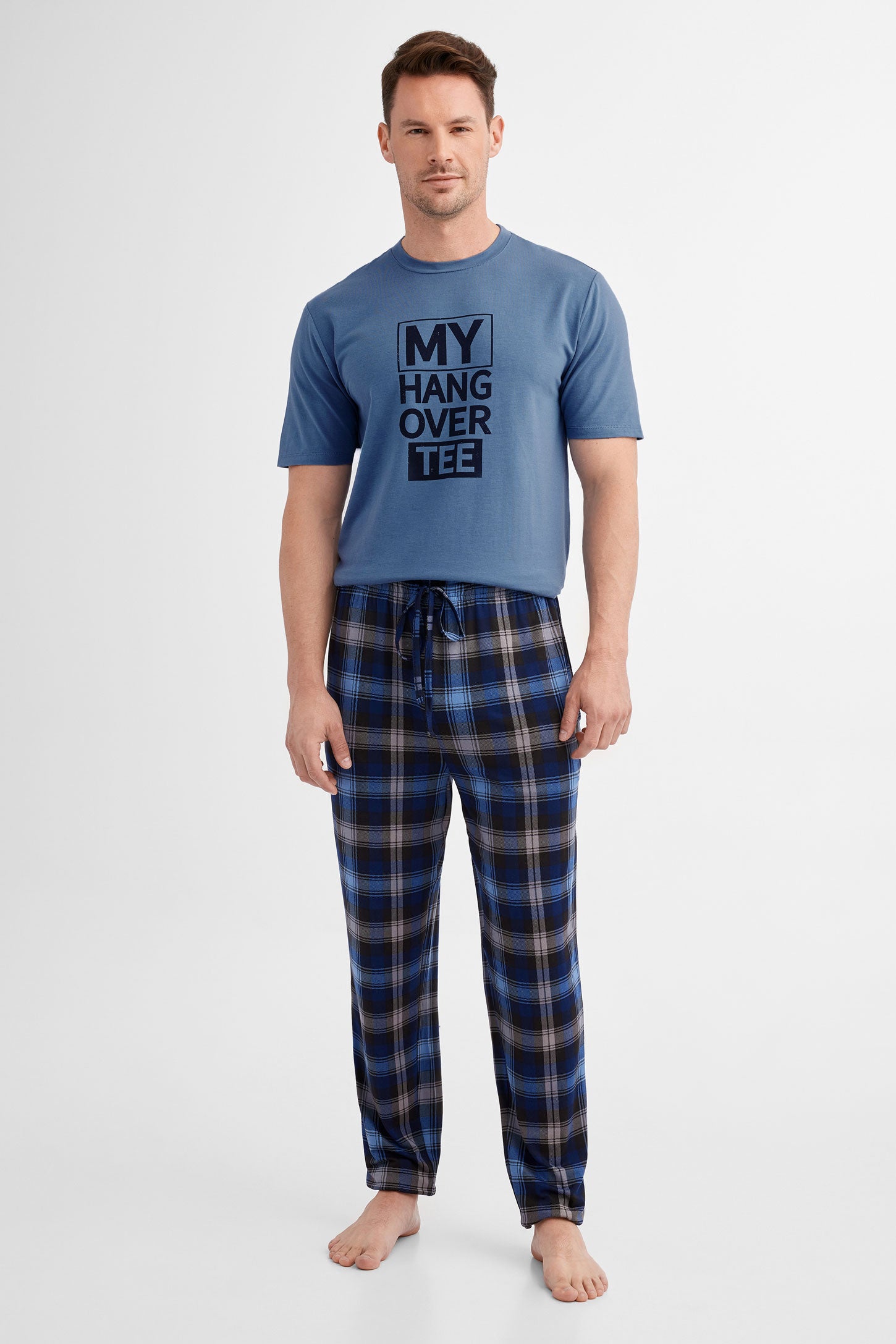 Duos futés, Pantalon pyjama en Moss, 2/50$ - Homme && NOIR/MULTI
