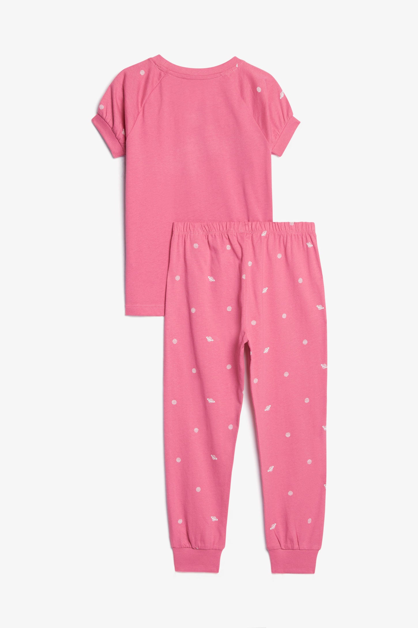Pyjama 2-pièces en coton, 2/35$ - Enfant fille && ROSE FONCE