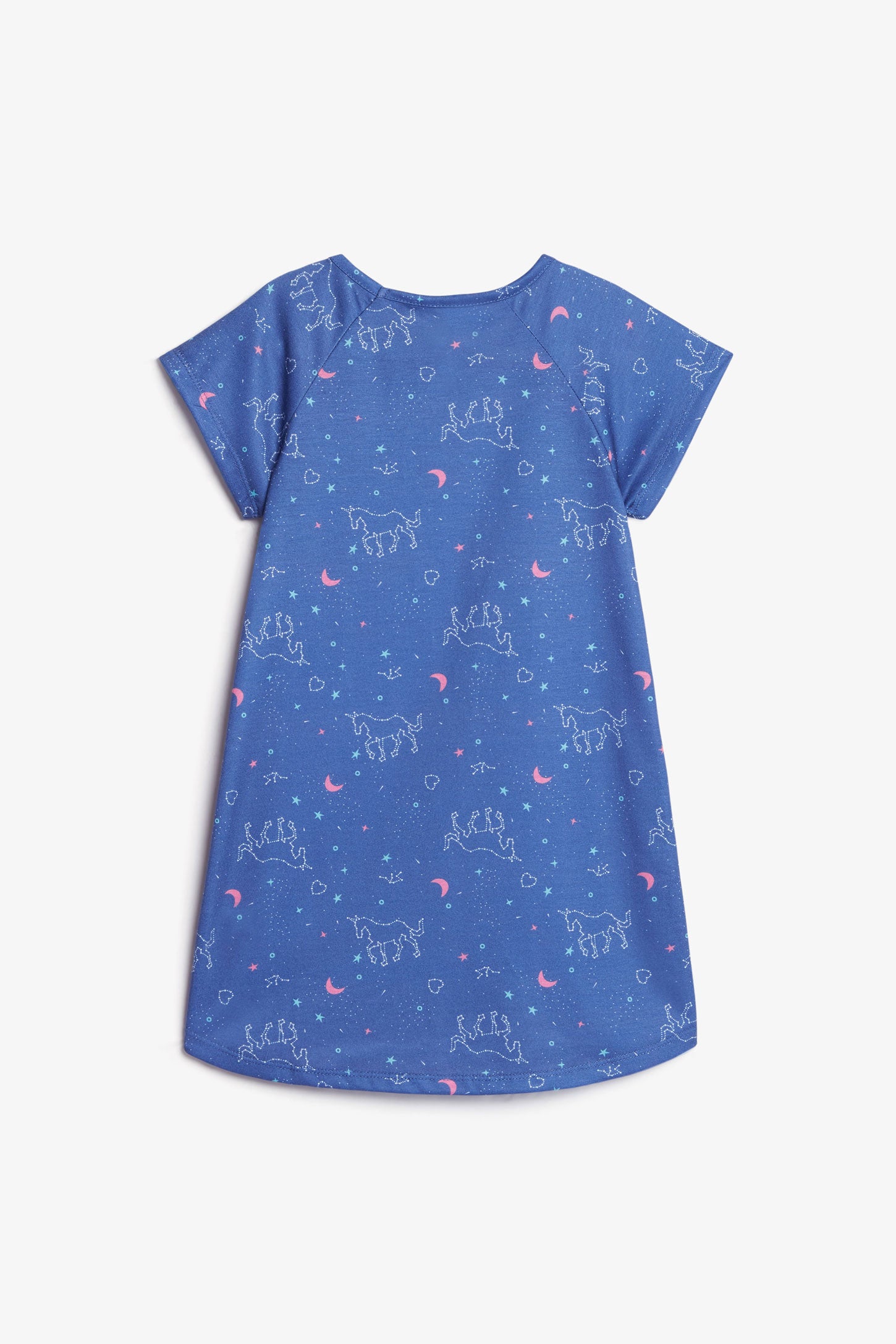 Robe de nuit manches courtes, 2/35$ - Enfant fille && MARIN/MULTI