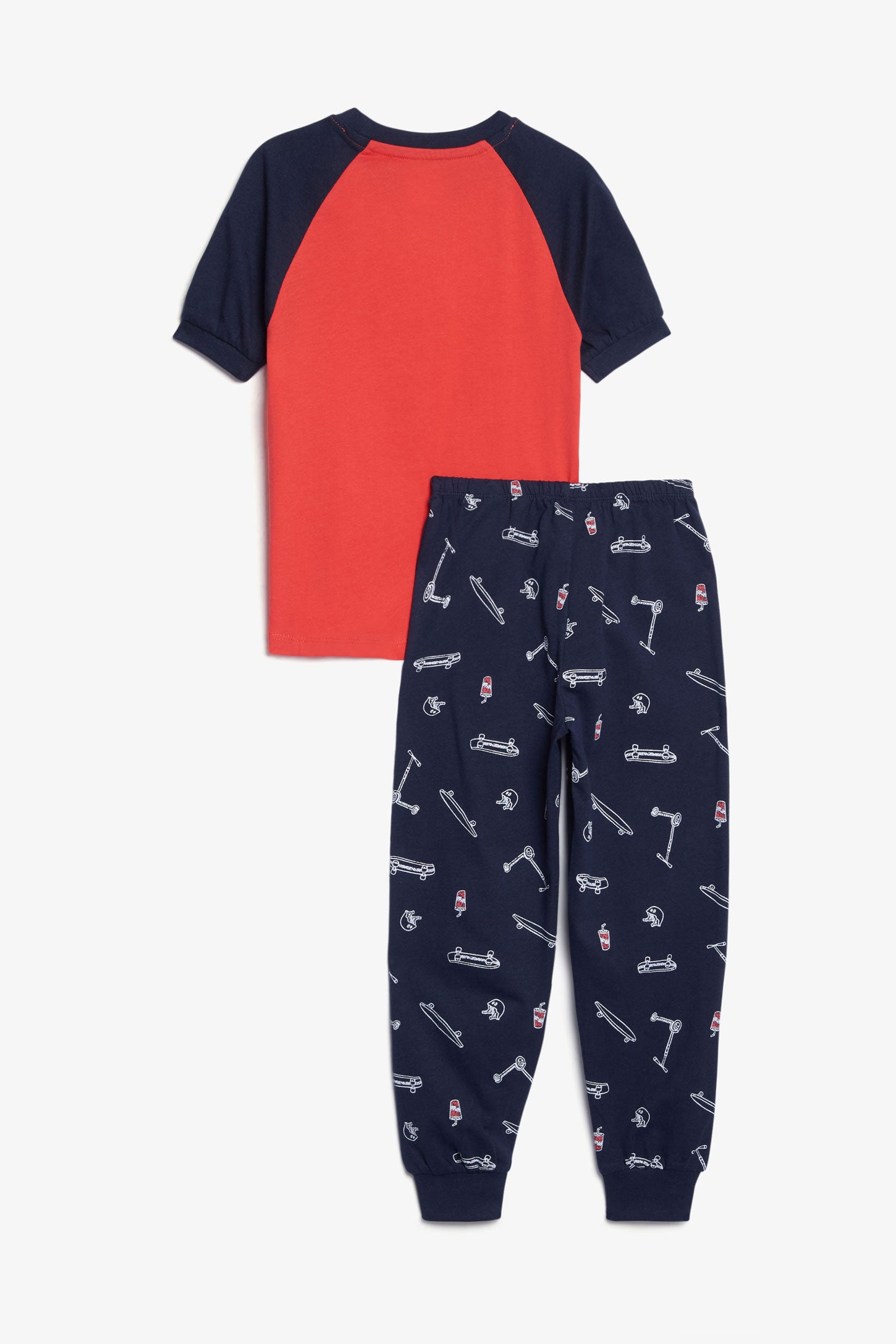Pyjama 2-pièces en coton, 2/35$ - Enfant garçon && ROUGE