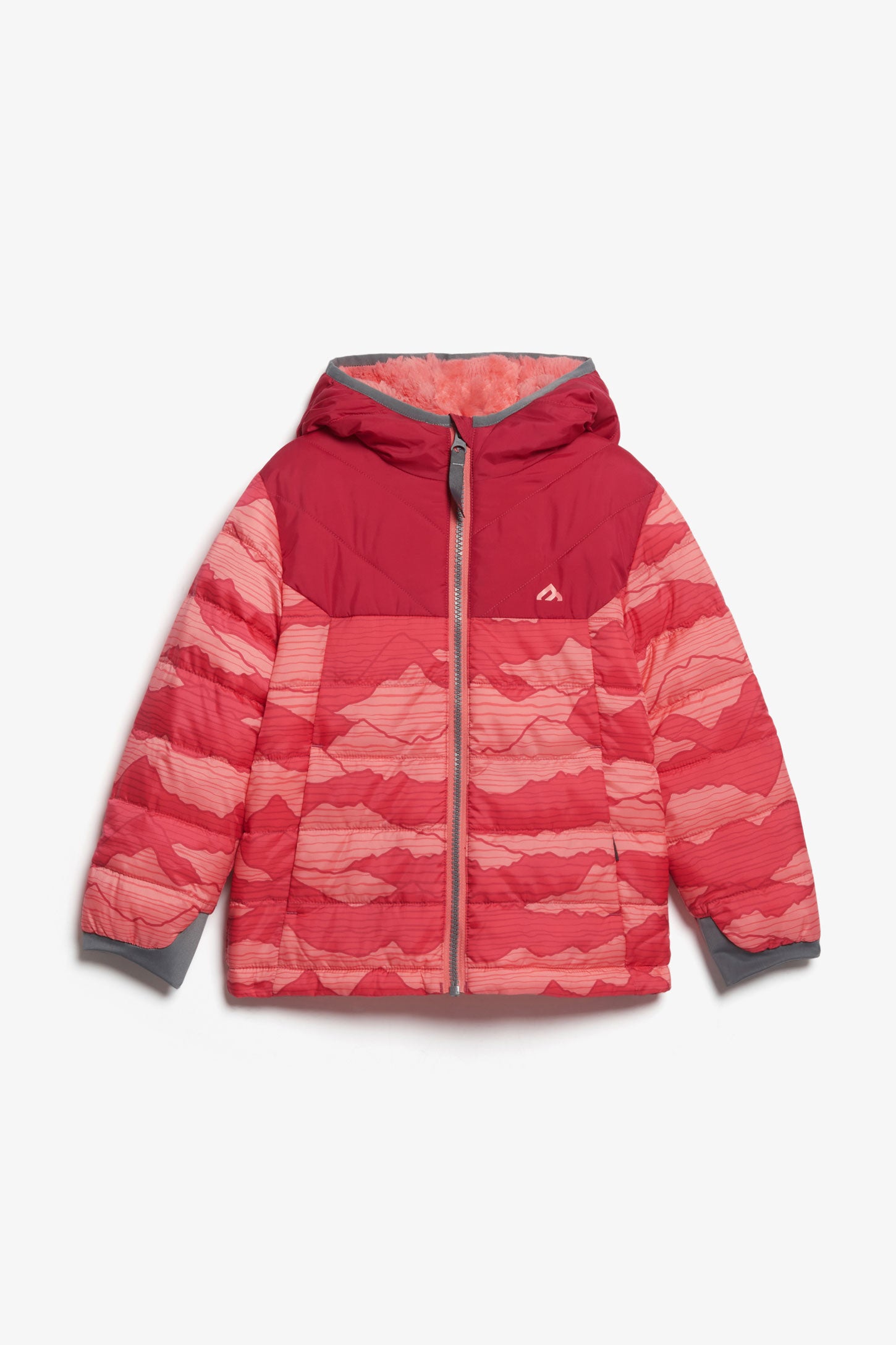 Manteau matelassé en ripstop doublé BM - Enfant fille && ROSE