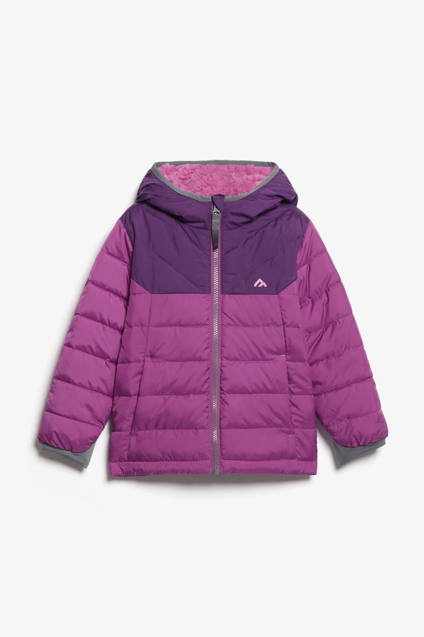 Manteau matelassé en ripstop doublé BM - Enfant fille && MAUVE