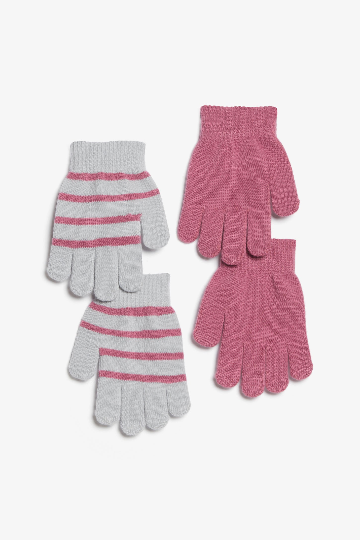 Duos futés, Lot de 2 paires de gants, 2/10$ - Enfant fille && ROSE