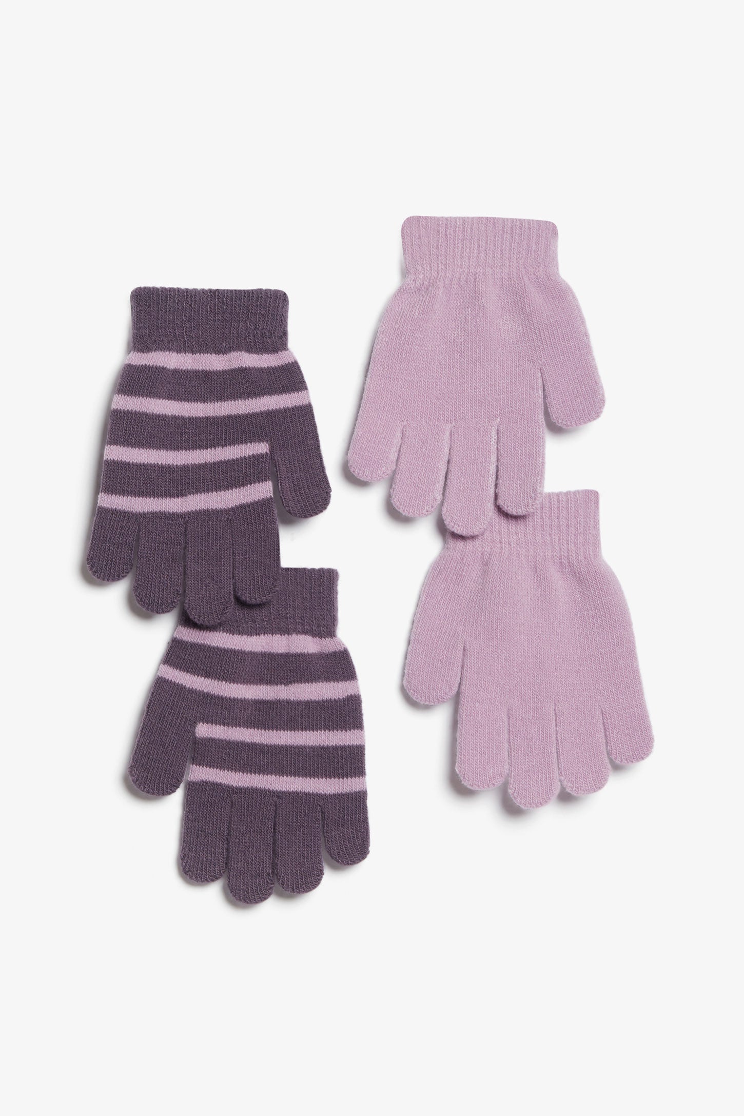 Duos futés, Lot de 2 paires de gants, 2/10$ - Enfant fille && LAVANDE