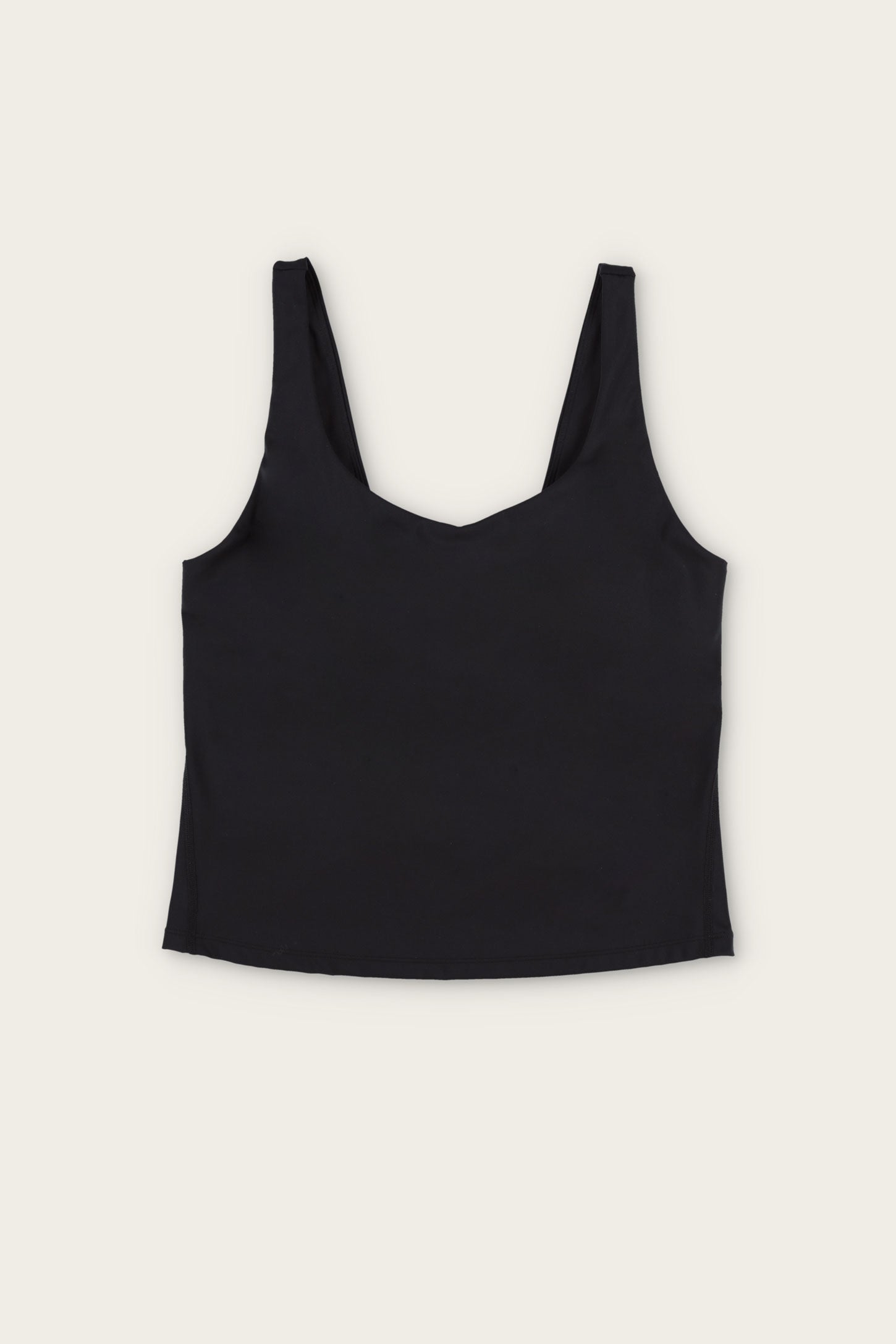 Camisole athlétique écourtée - Femme && NOIR