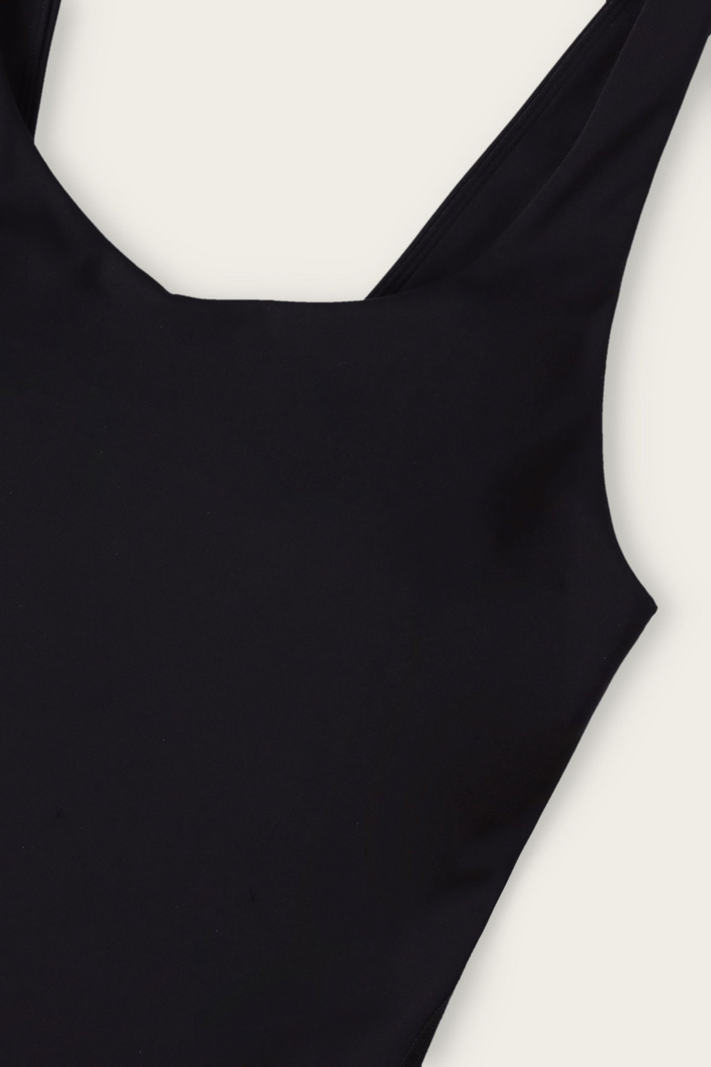 Camisole athlétique écourtée - Femme && NOIR