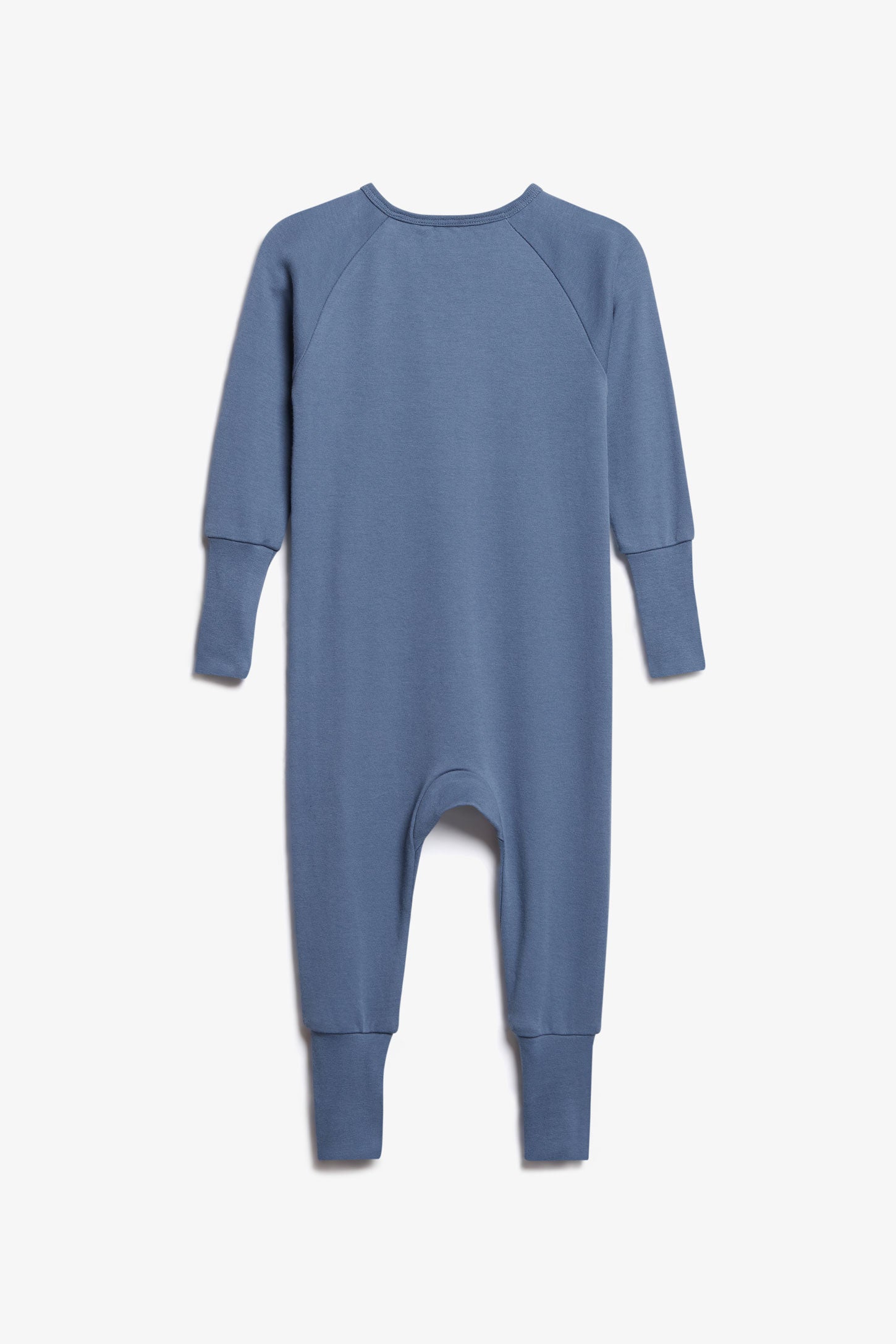 Pyjama 1-pièce en coton bio - Bébé garçon && BLEU