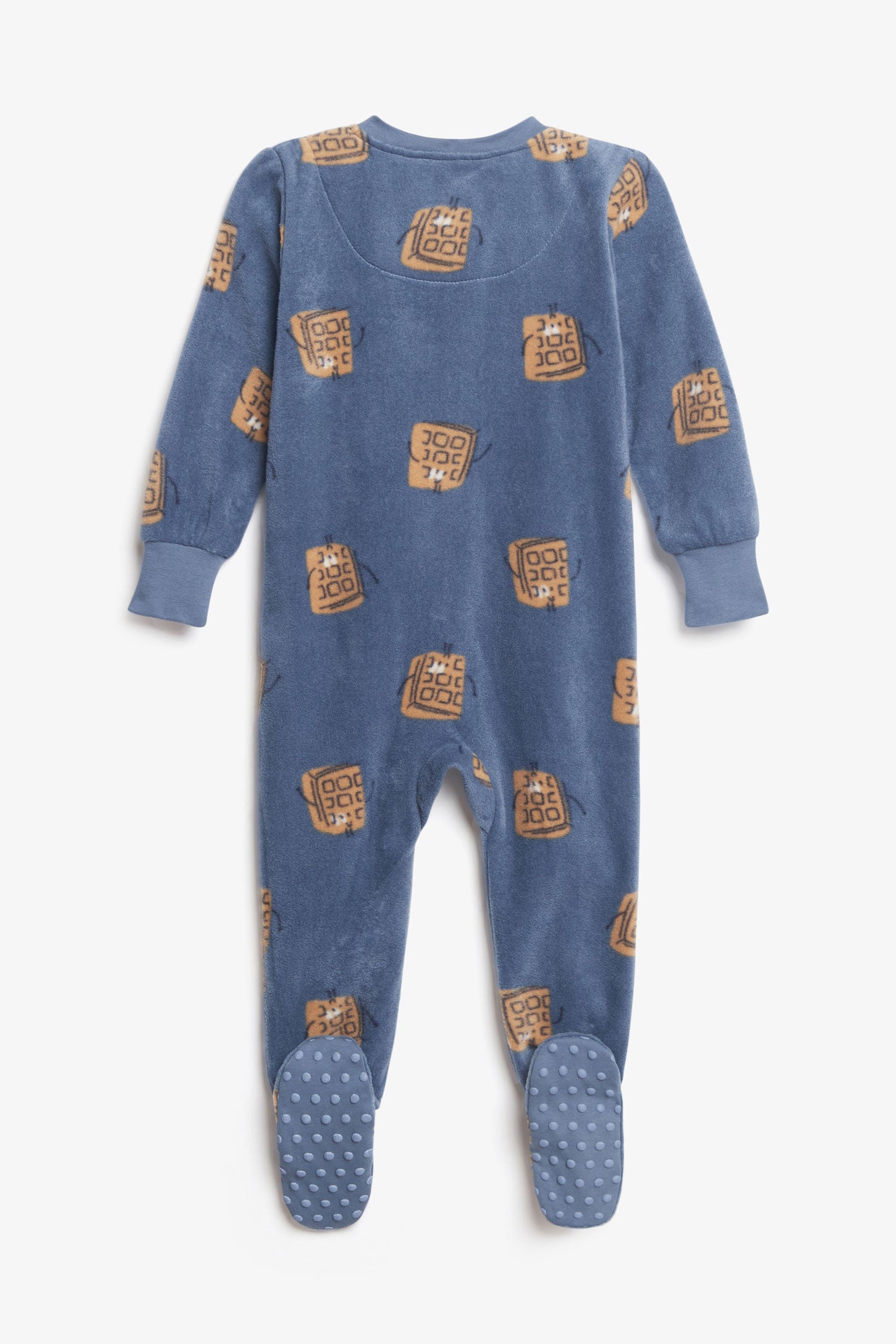 Pyjama 1-pièce en micropolar - Bébé garçon && BLEU MULTI