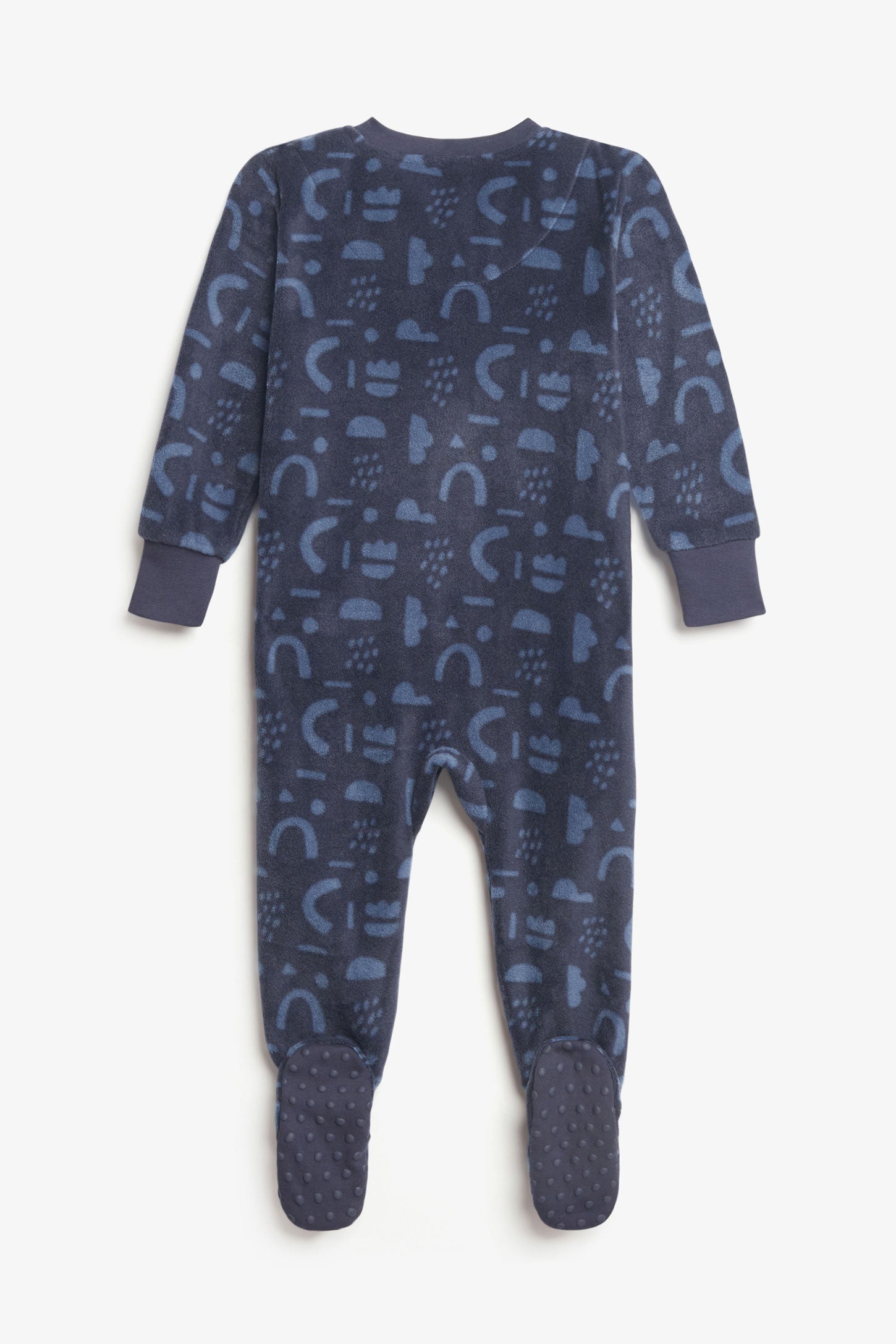 Pyjama 1-pièce en micropolar - Bébé garçon && MARIN/MULTI