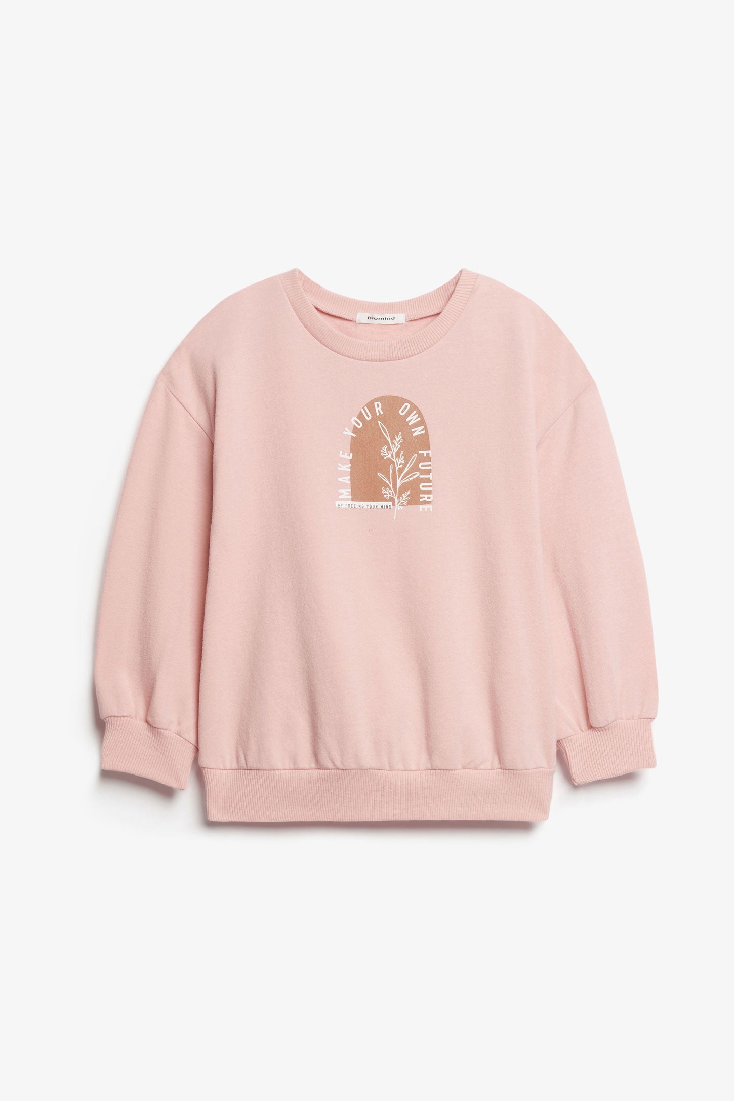 Chandail col rond ouaté - Enfant fille && ROSE