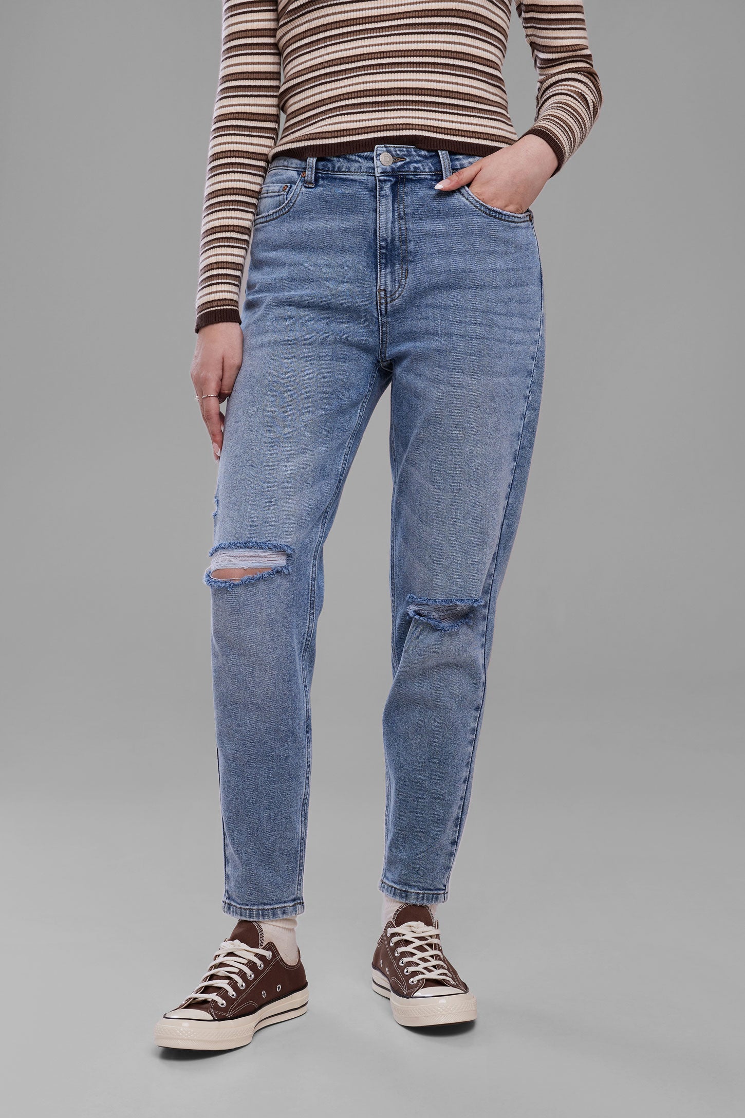 Jeans Mom - Taille Haute, Déchiré & Plus