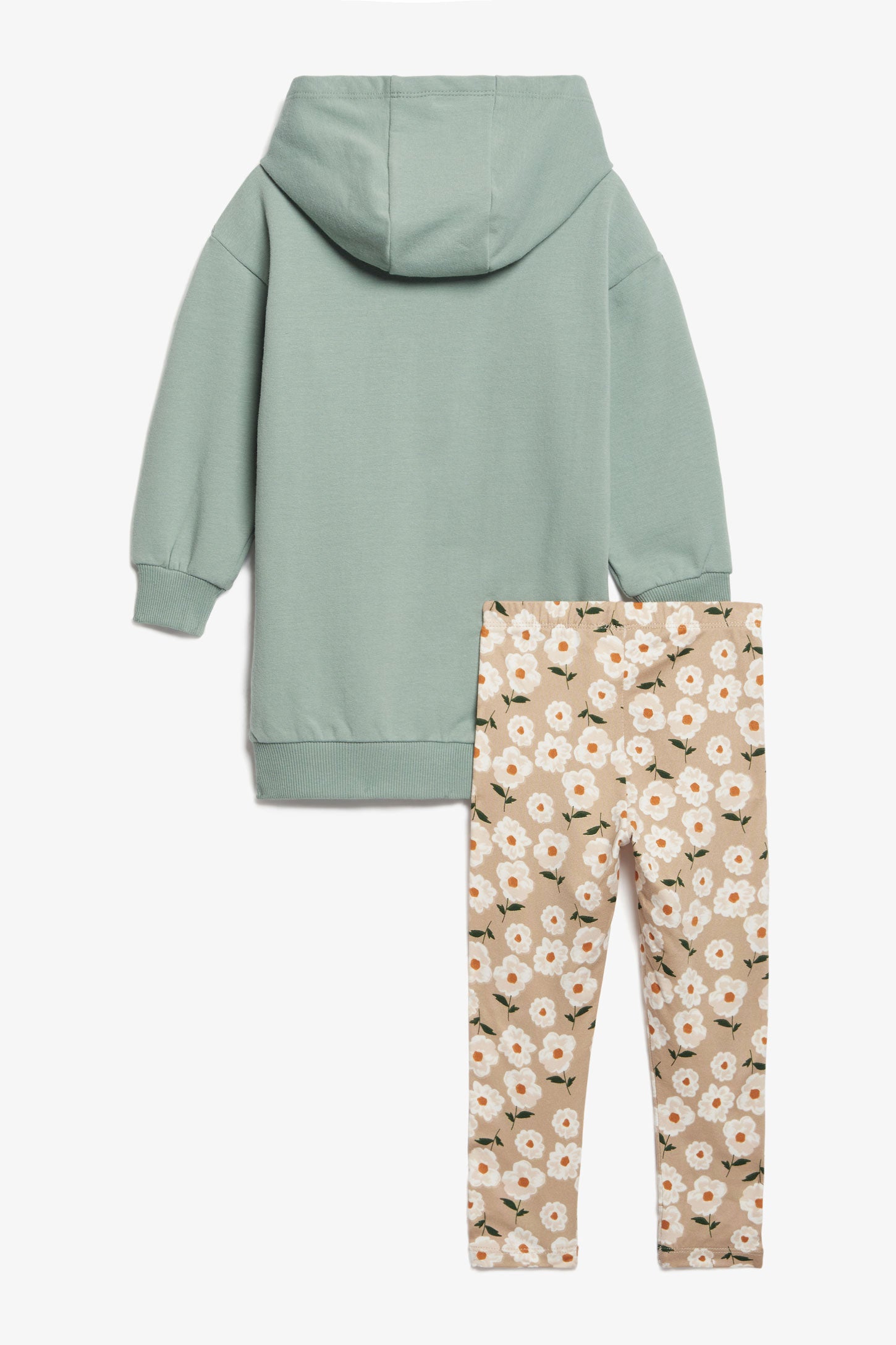 Ensemble 2-pièces chandail à capuchon legging - Bébé fille && VERT