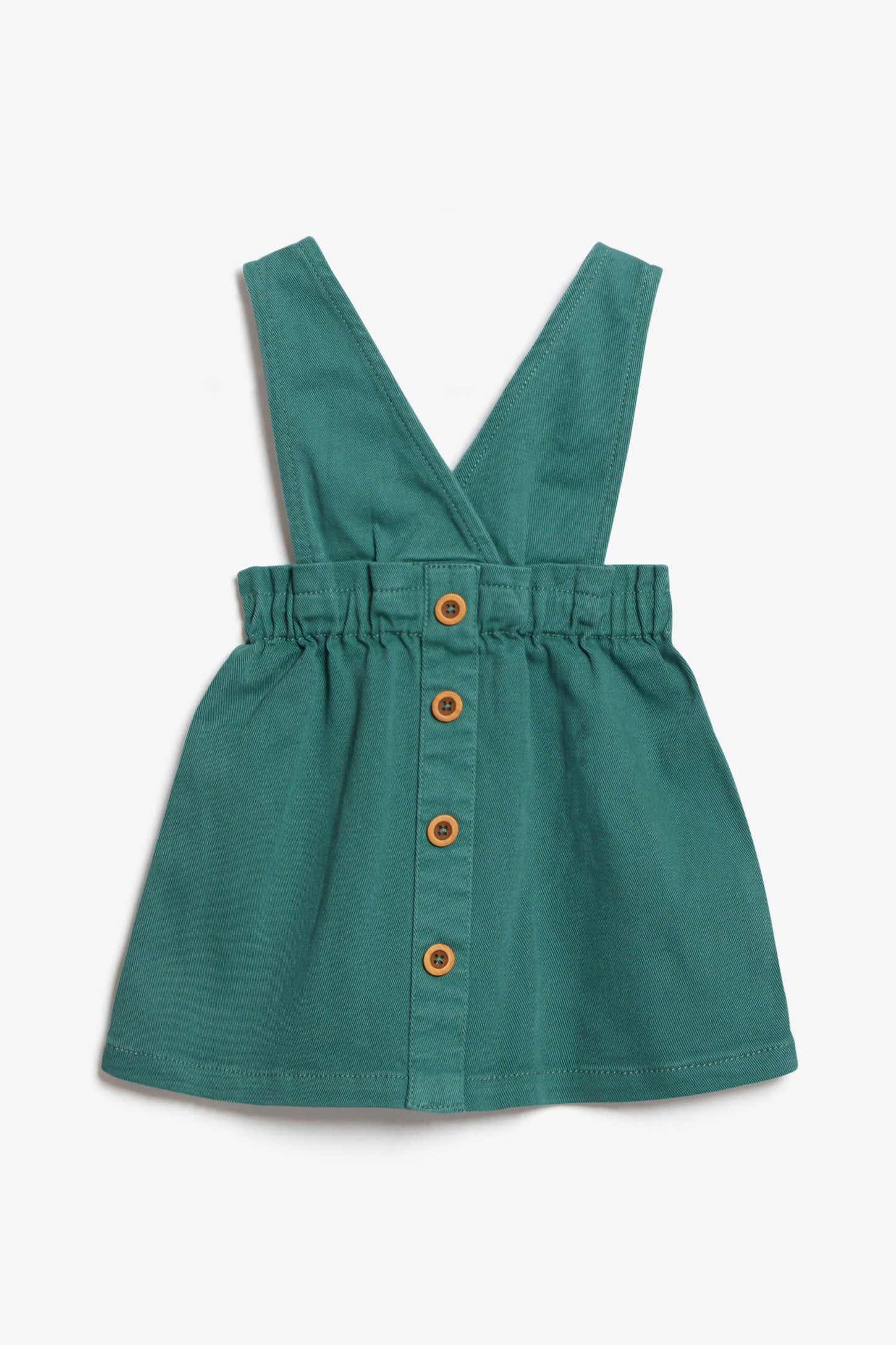 Robe-tablier en jeans, 2T-3T - Bébé fille && VERT