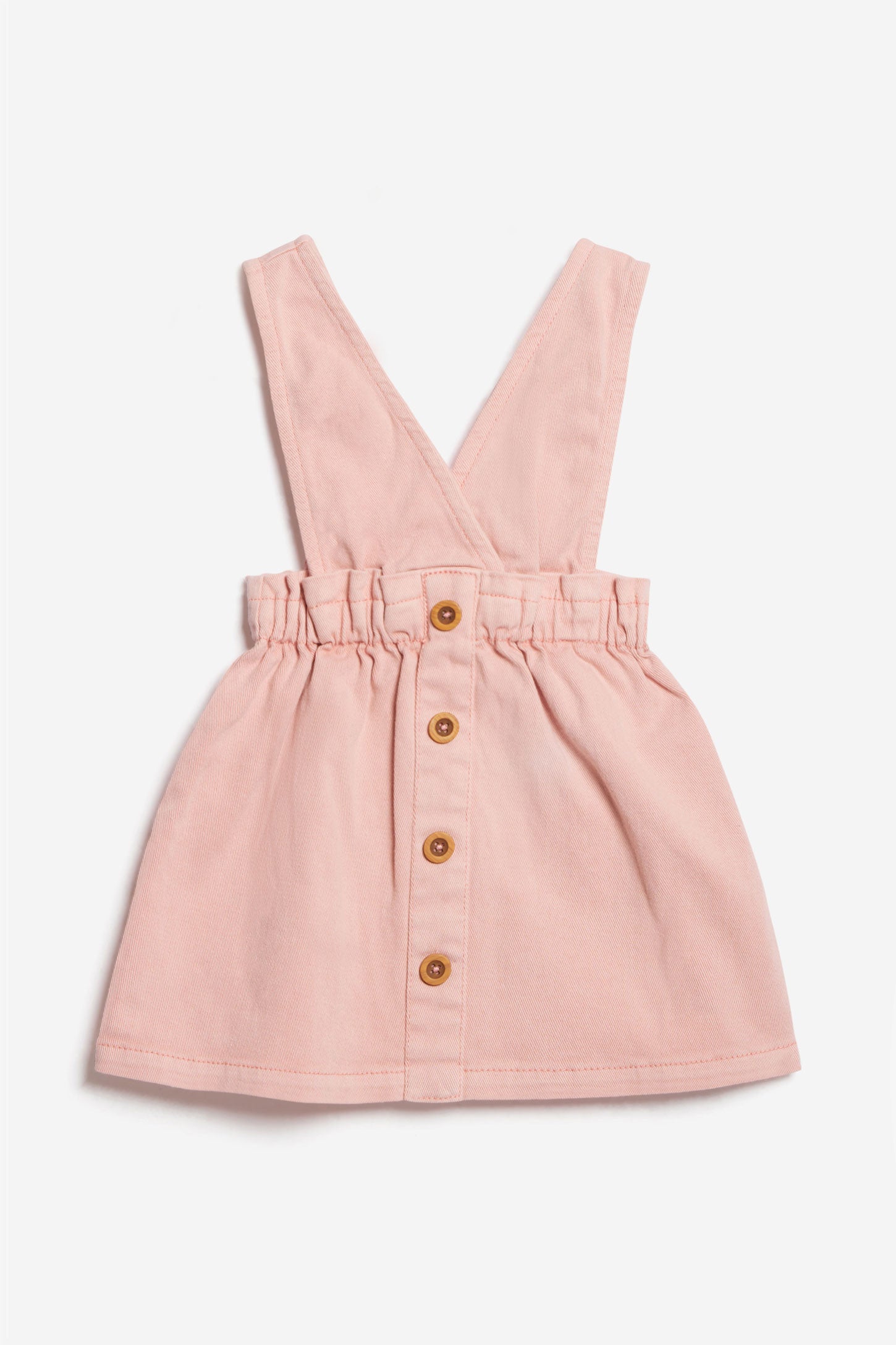 Robe-tablier en jeans, 2T-3T - Bébé fille && ROSE