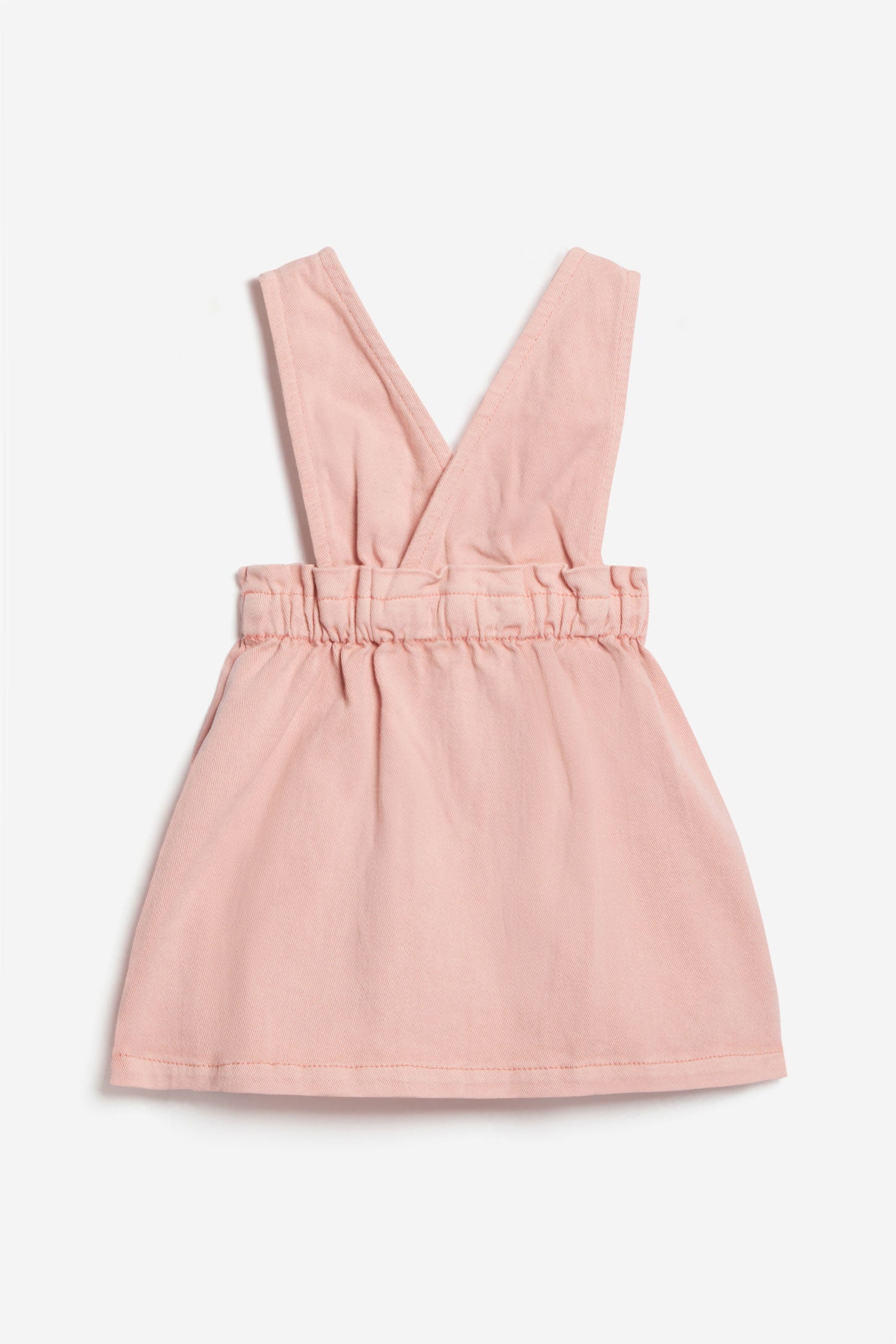 Robe-tablier en jeans, 2T-3T - Bébé fille && ROSE