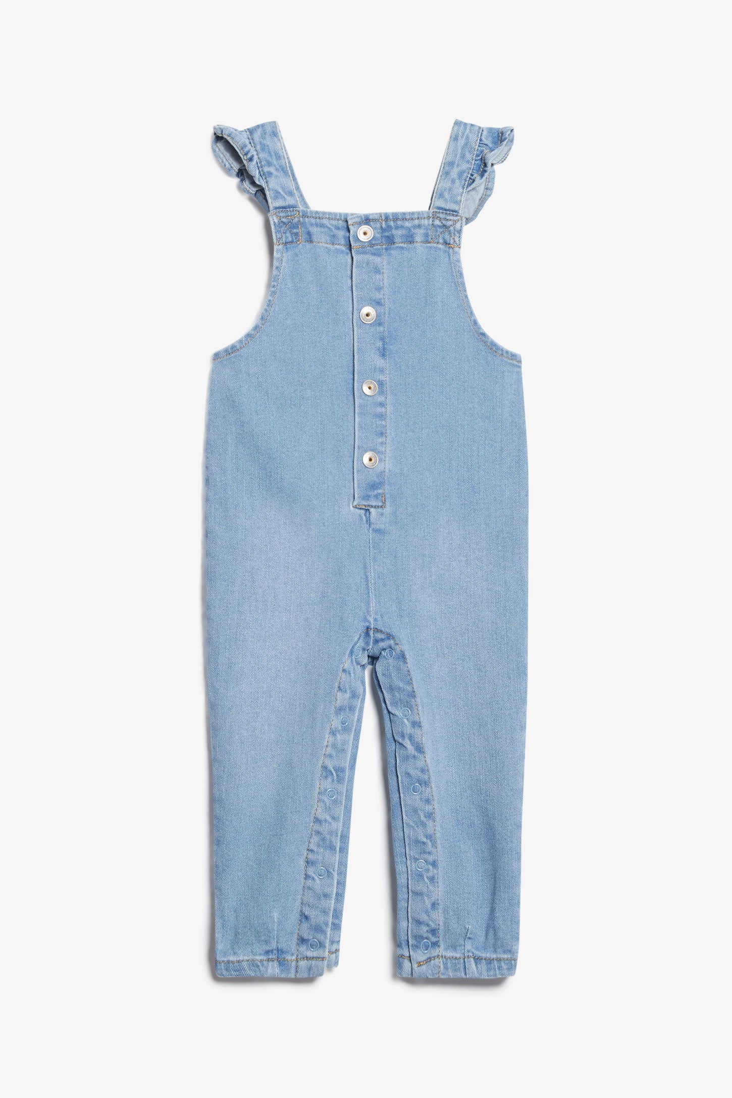 Salopette en jeans, 2T-3T - Bébé fille && DENIM PALE