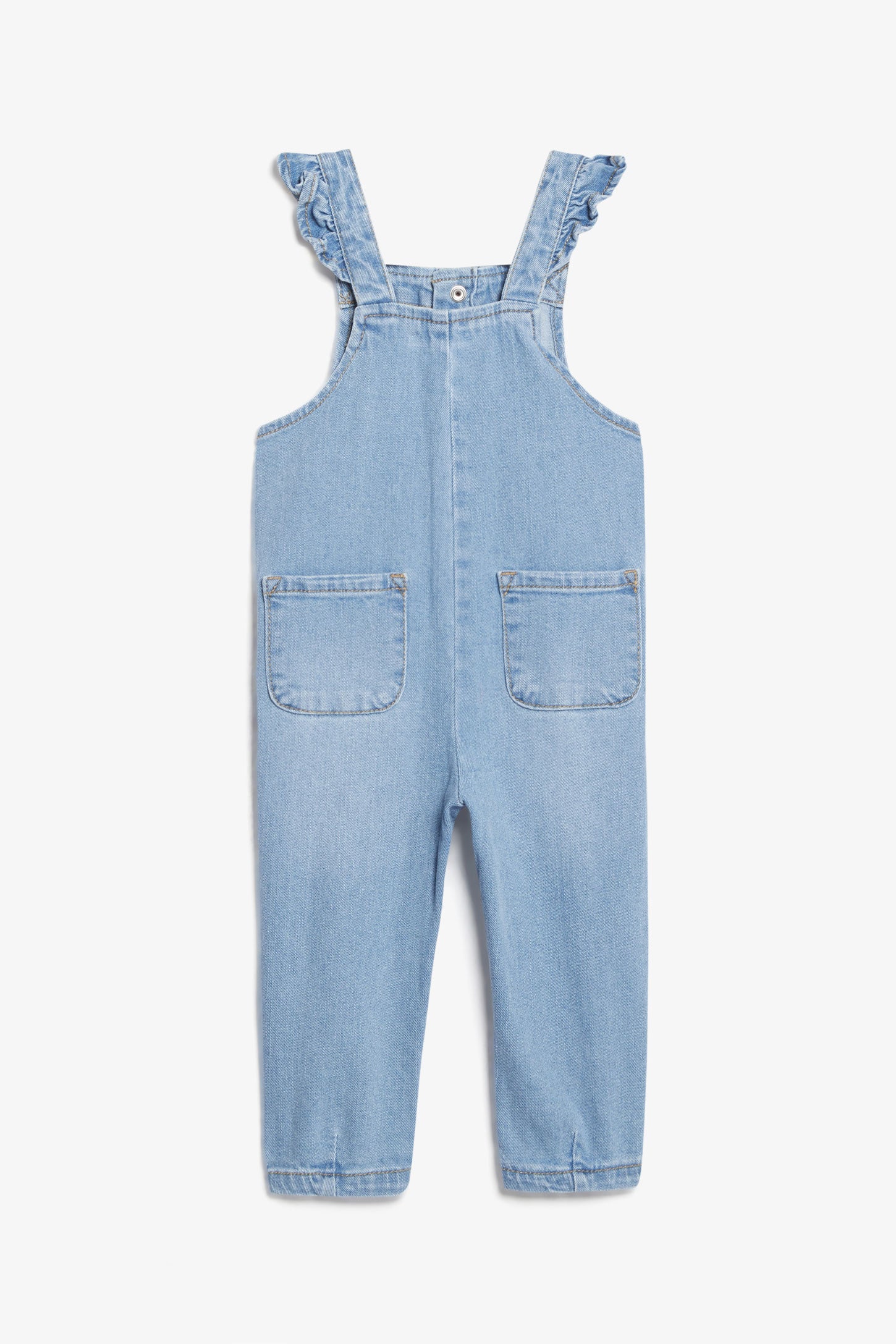 Salopette en jeans, 2T-3T - Bébé fille && DENIM PALE