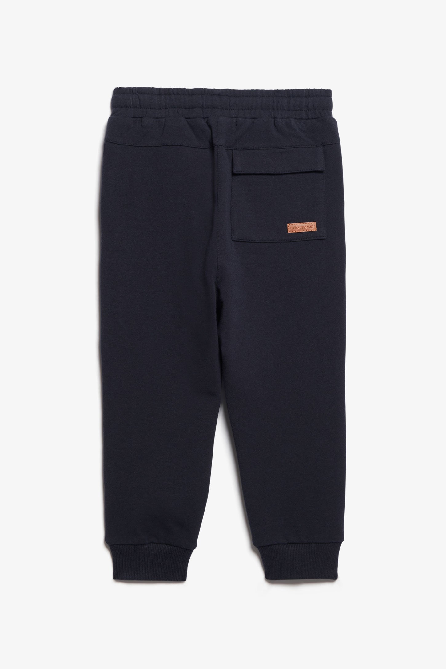 Pantalon jogger en coton ouaté - Bébé garçon && BLEU MARINE