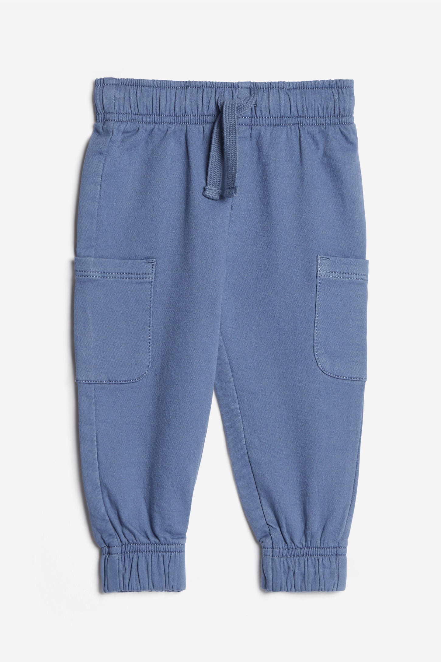 Pantalon jogger cargo en coton ouaté - Bébé garçon && BLEU