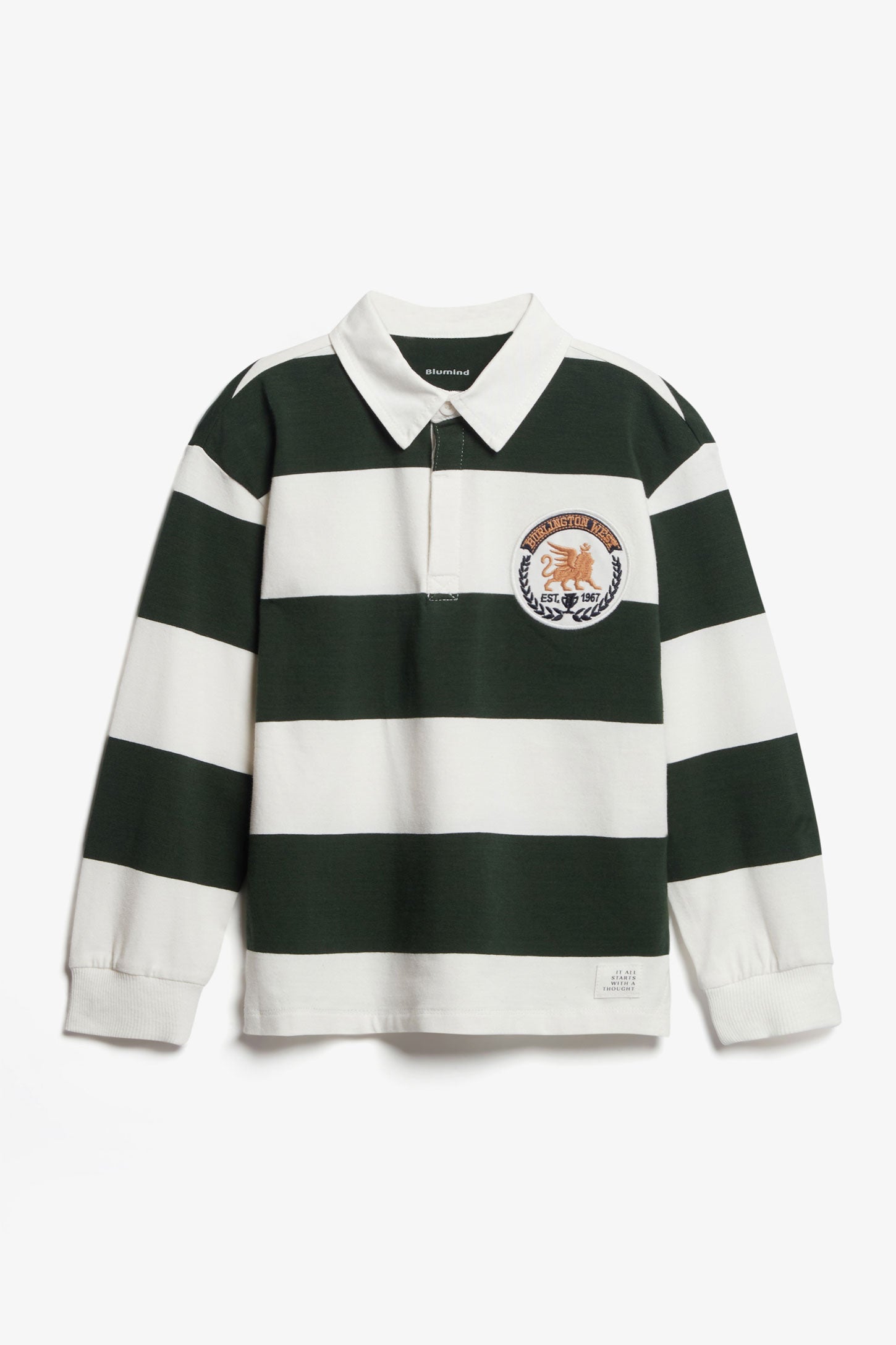 Striped long sleeved polo shirt Boys