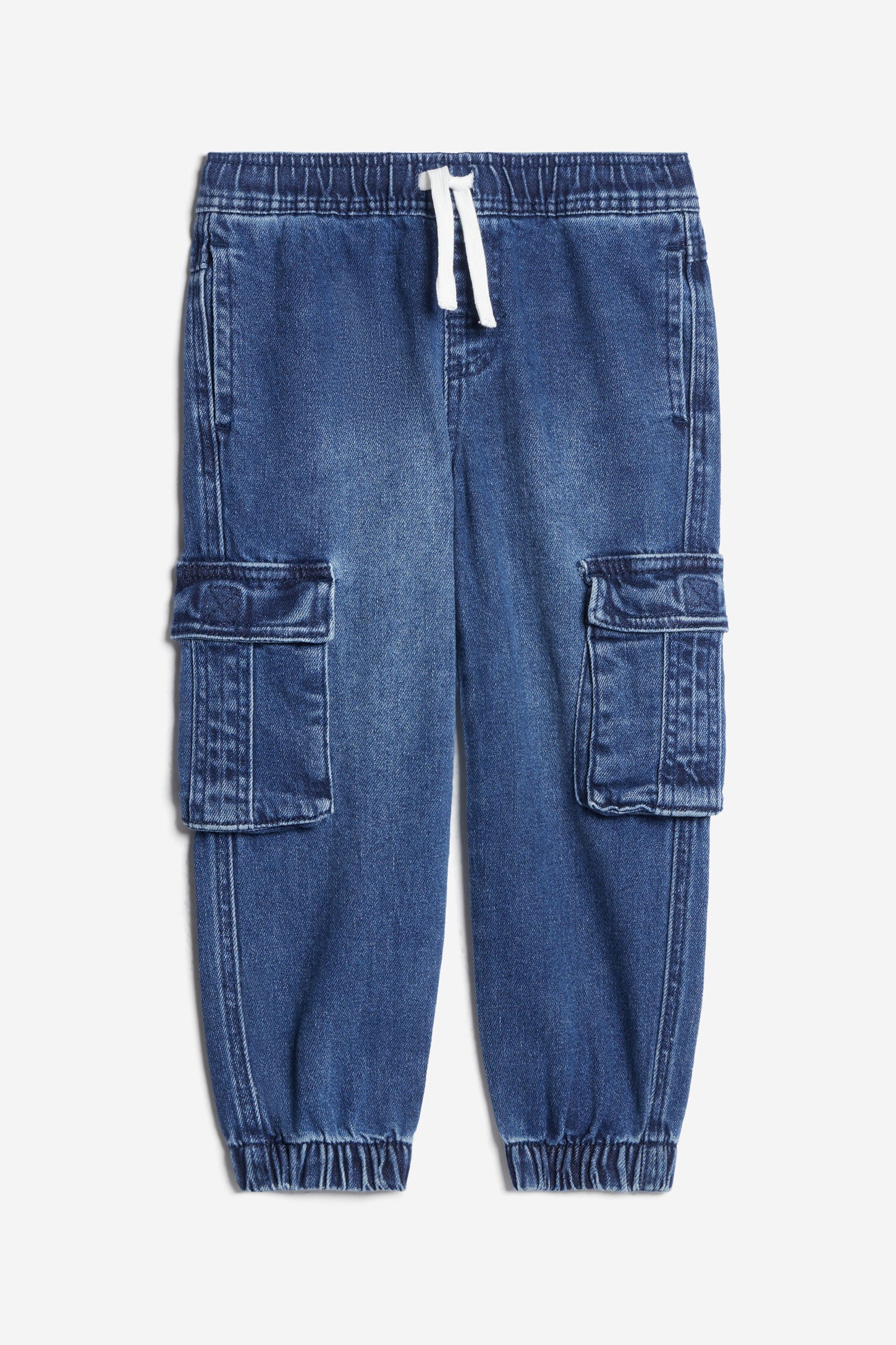 Jogger cargo en jeans - Enfant garçon && DENIM MOYEN