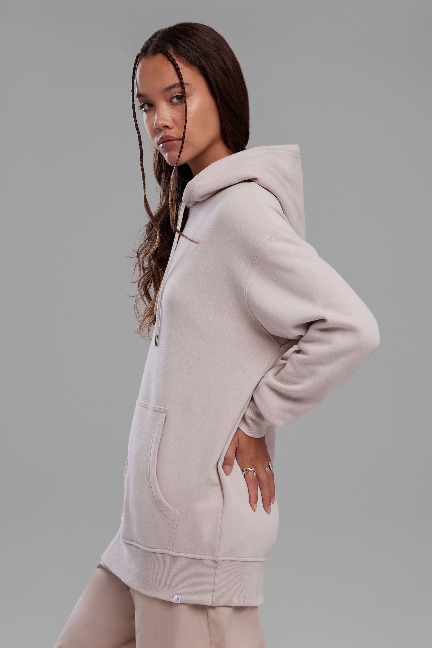 Oversized fleece hoodie - Women