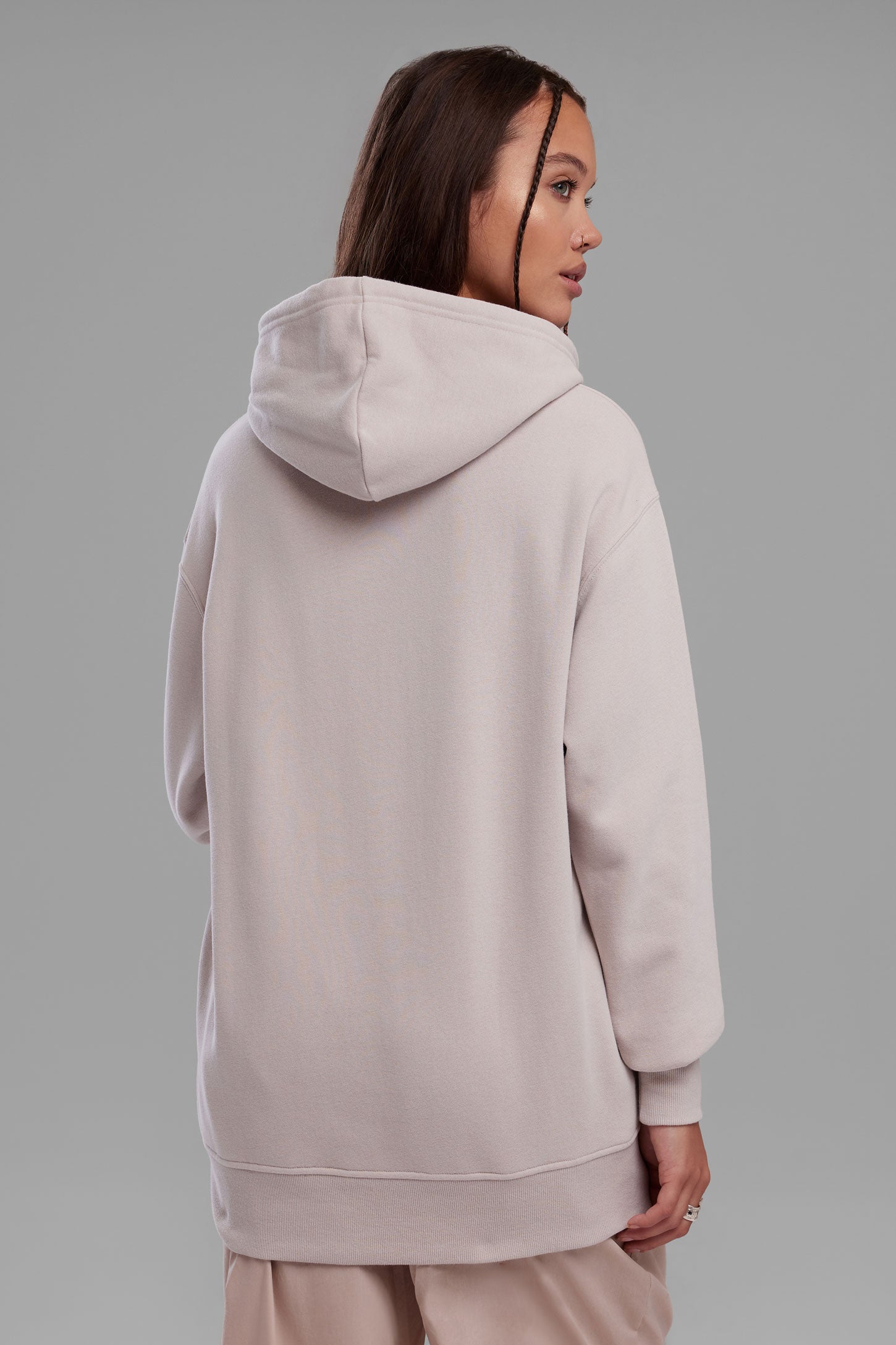 Oversized fleece hoodie - Women