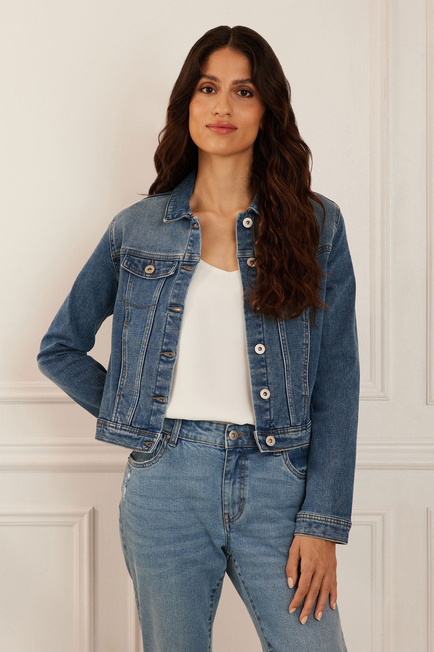 Veste femme jeans hot sale