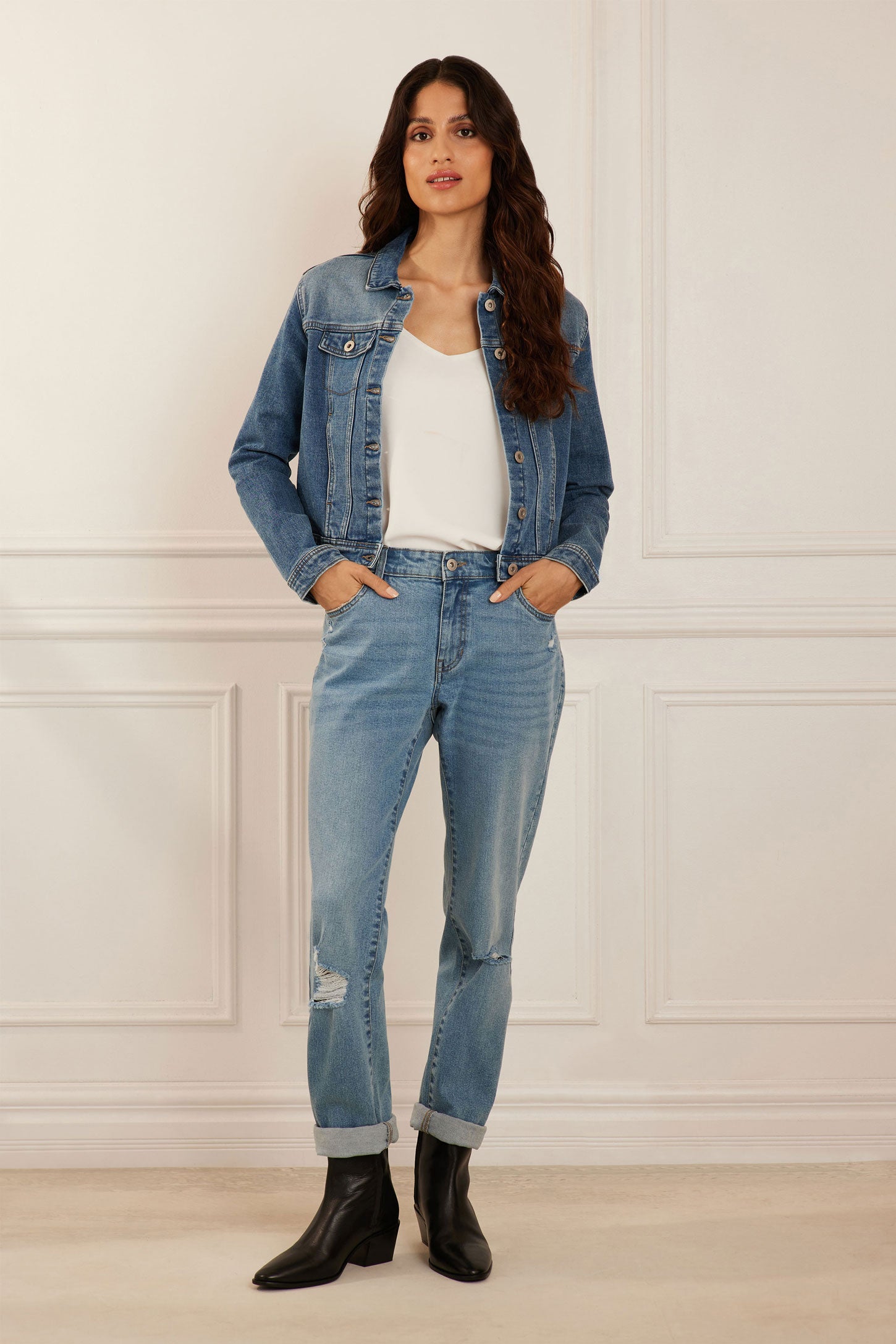 Jeans veste online femme