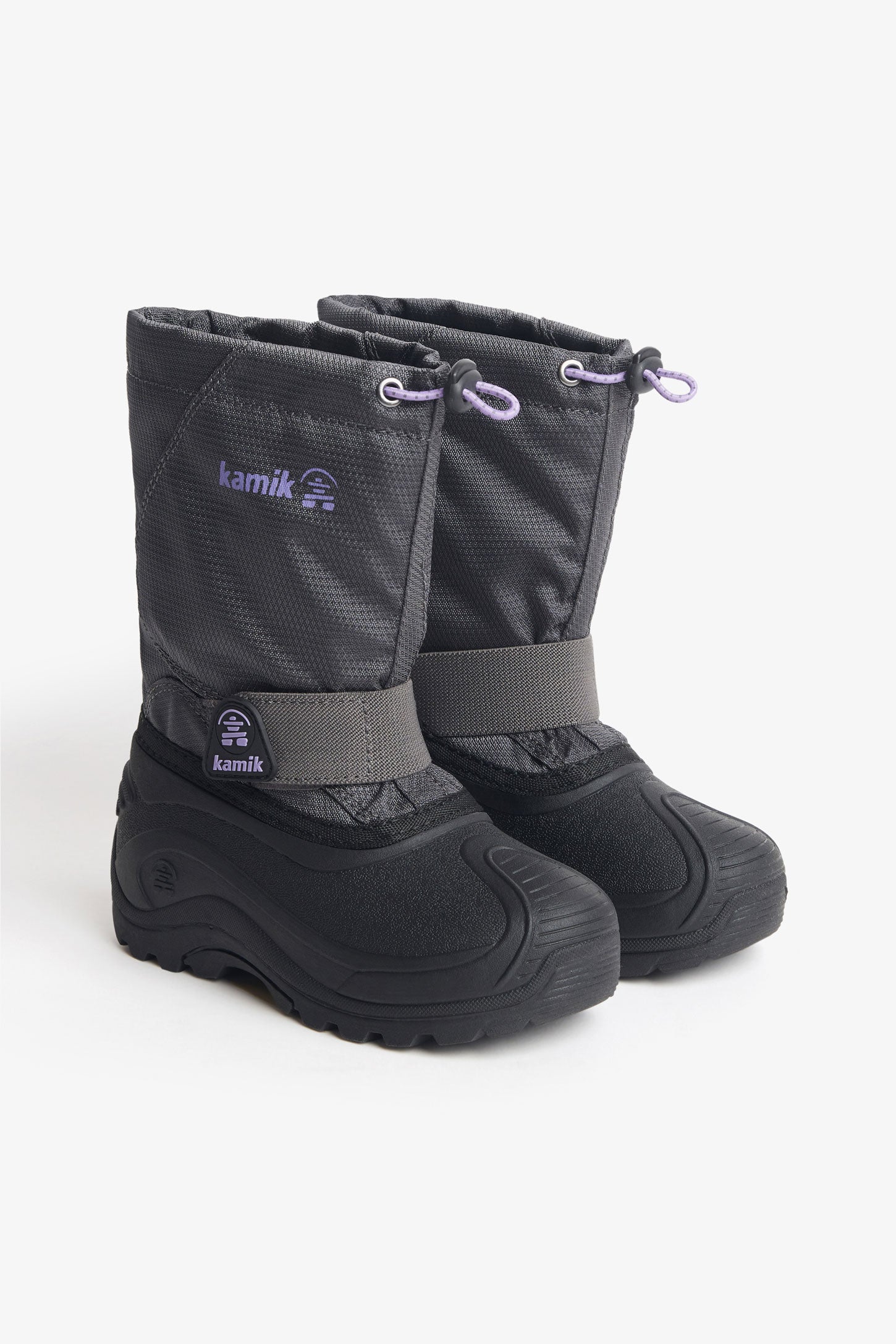 Bottes d'hiver imperméables Kamik - Enfant fille
 && NOIR/MULTI