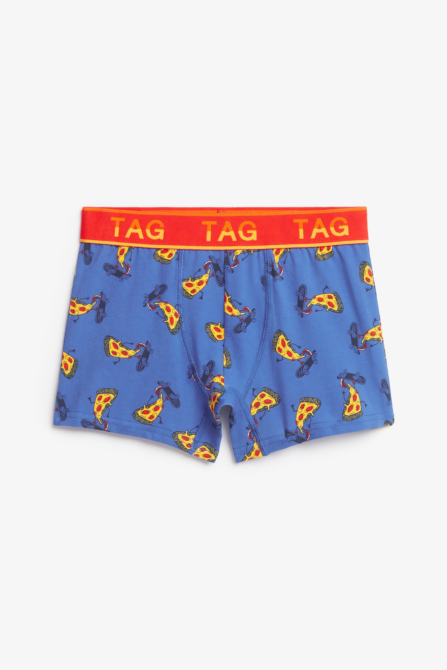 Caleçon imprimé en coton - Ado garçon && BLEU MULTI