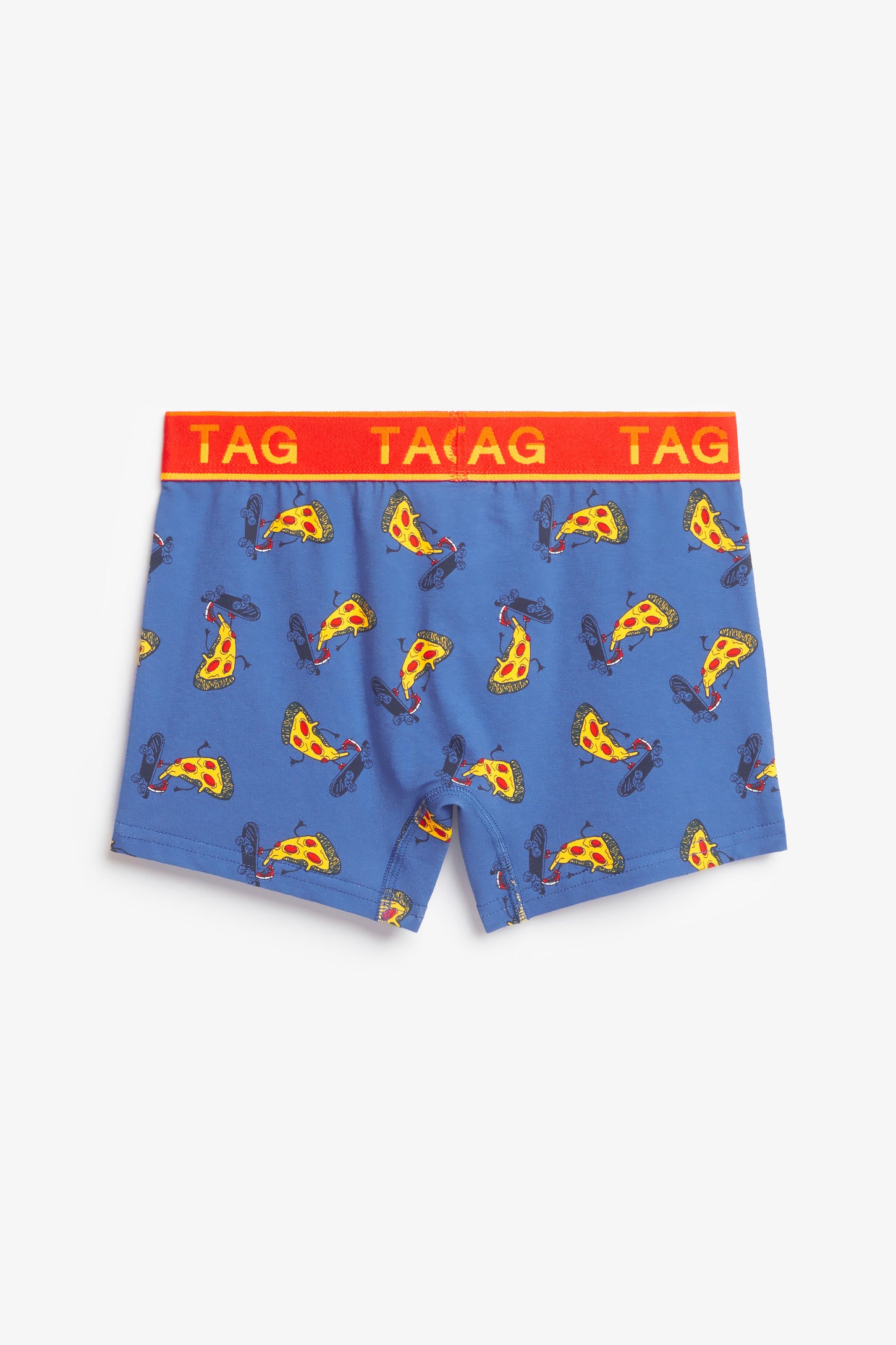 Caleçon imprimé en coton - Ado garçon && BLEU MULTI