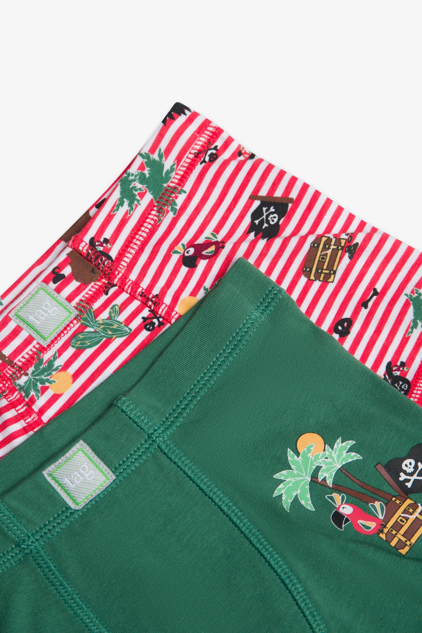 Boxer imprimé pack de 2 - Enfant garçon && ROUGE