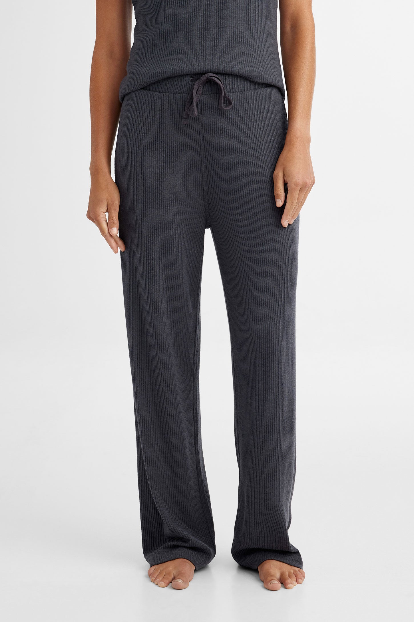 Pantalon pyjama - Femme && CHARBON