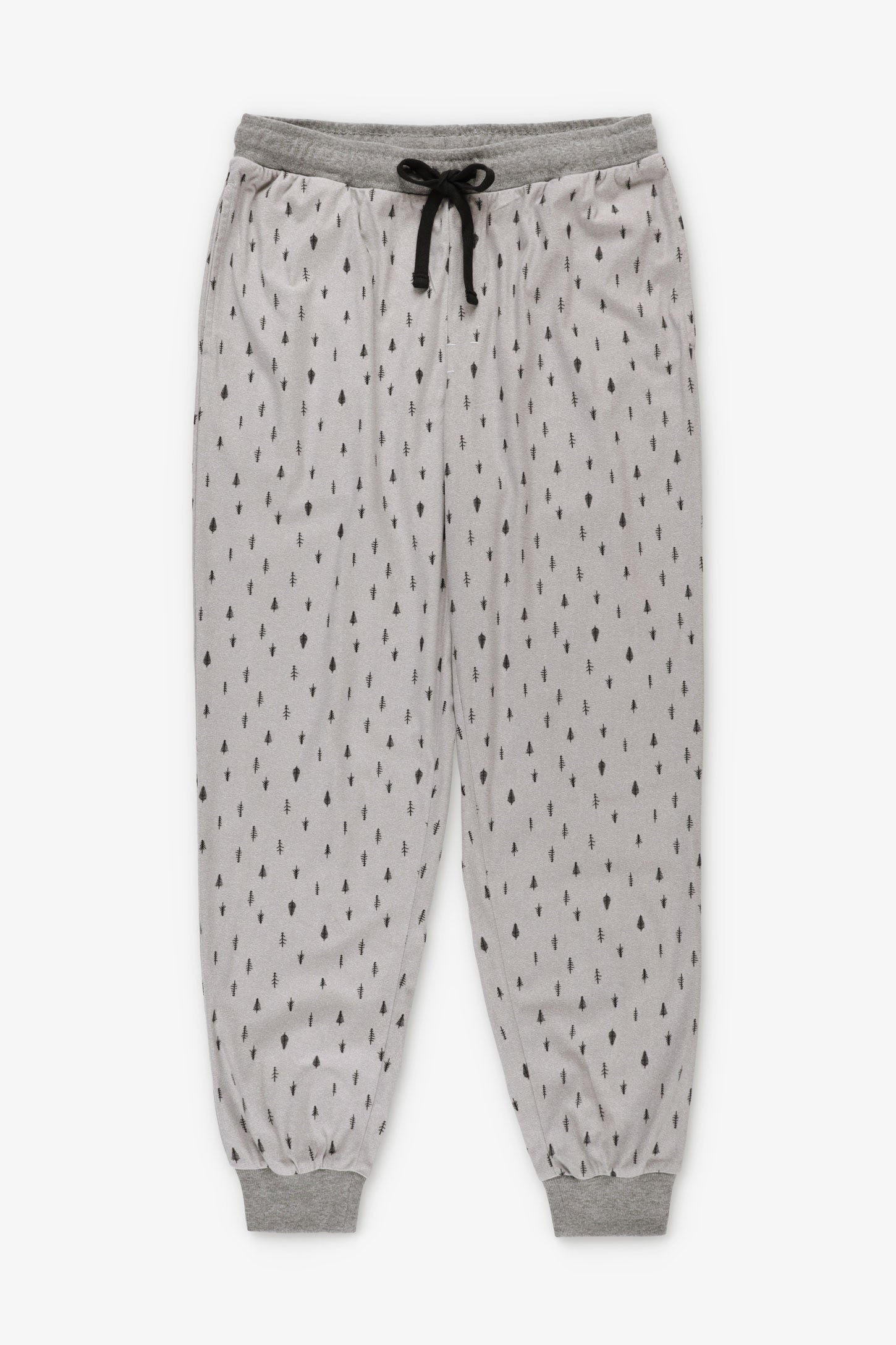 Pantalon jogger pyjama  - Homme && GRIS MIXTE