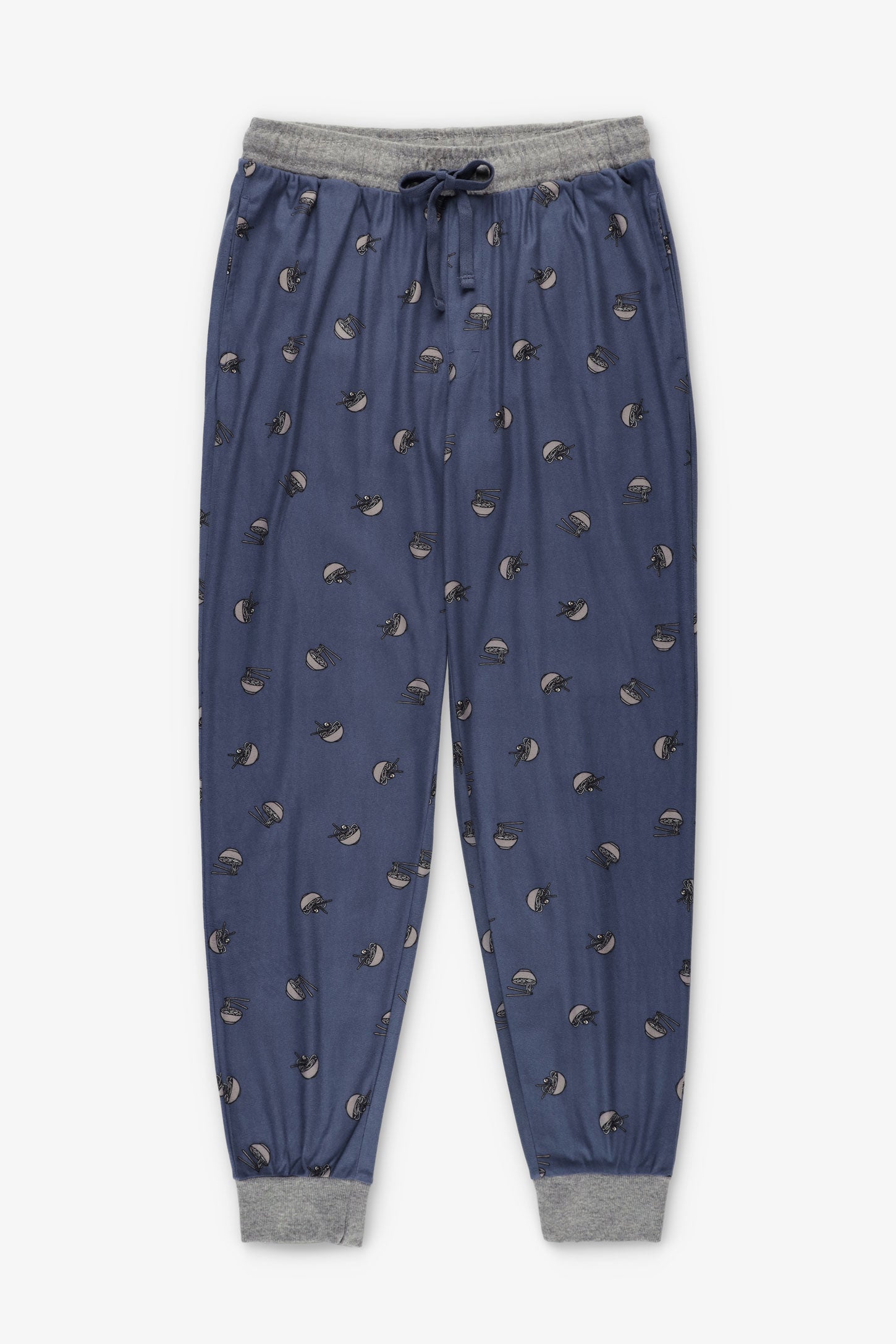 Pantalon jogger pyjama  - Homme && MARIN/MULTI